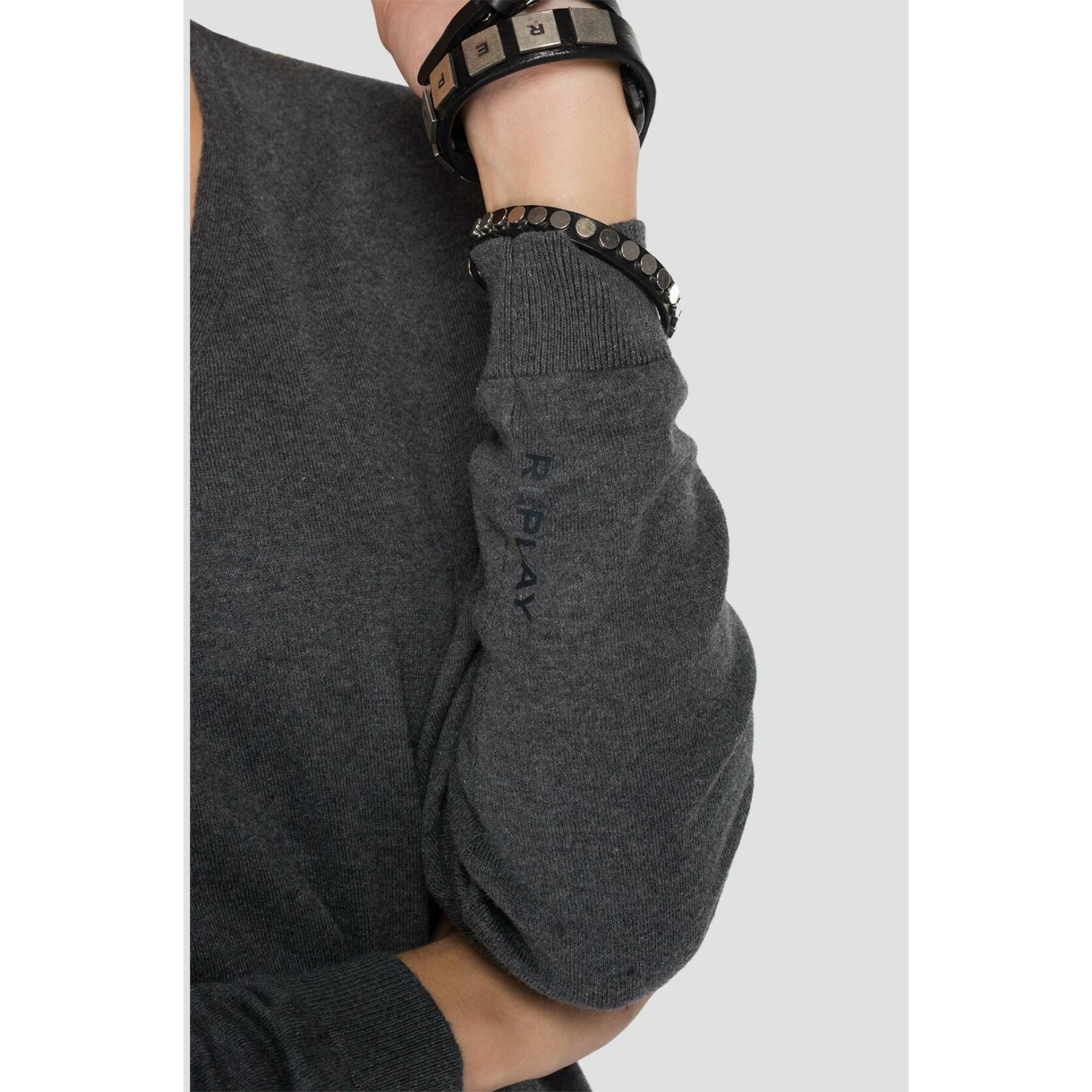 Damen-Maxi-Pullover aus Baumwolle Replay Hyperflex