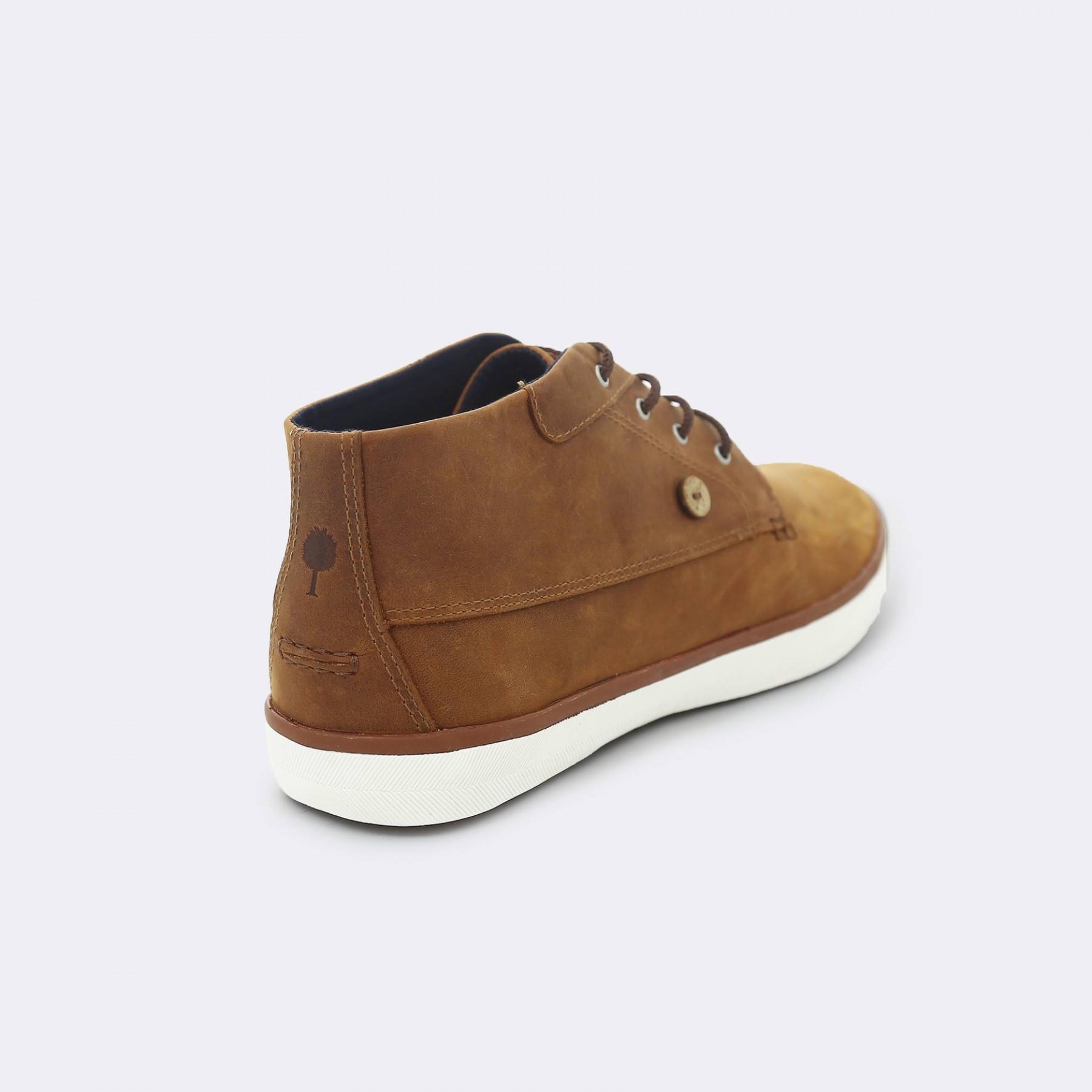 Sneaker Faguo basket wattle leather