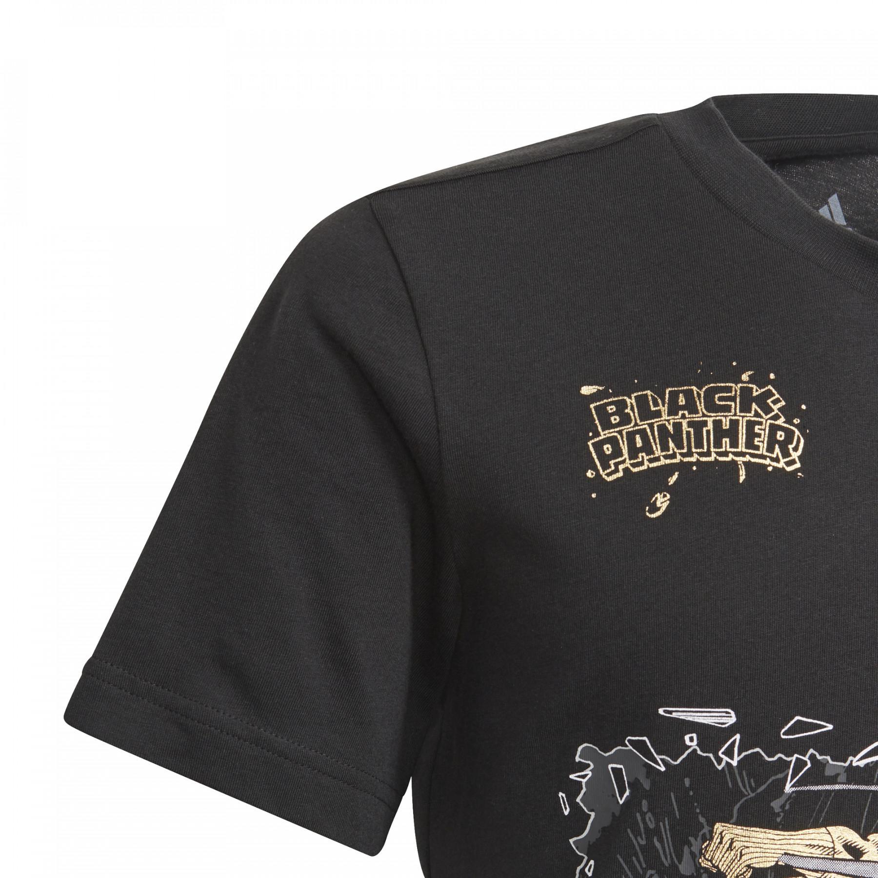 Kinder-T-Shirt adidas Marvel Black Panther Graphics