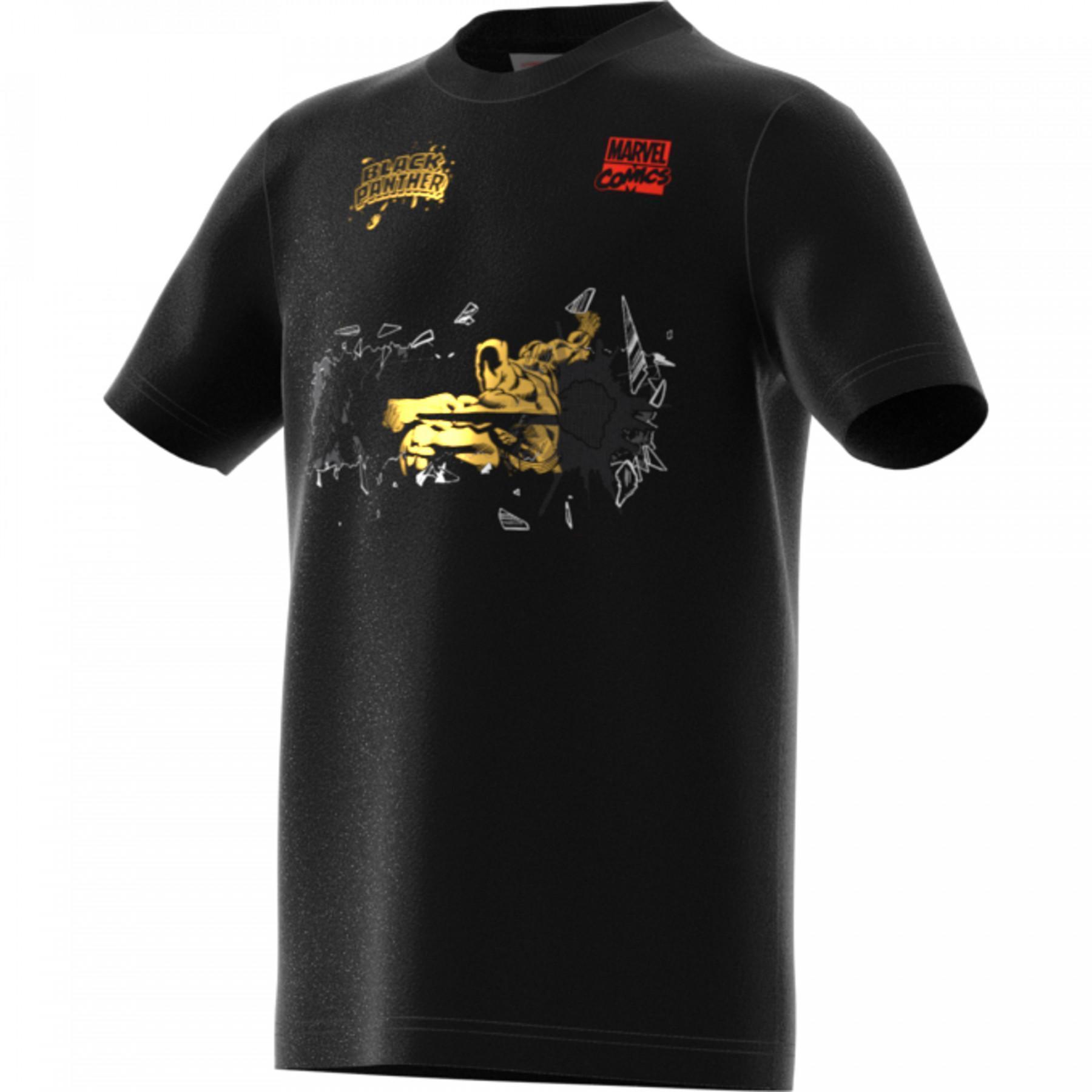 Kinder-T-Shirt adidas Marvel Black Panther Graphics