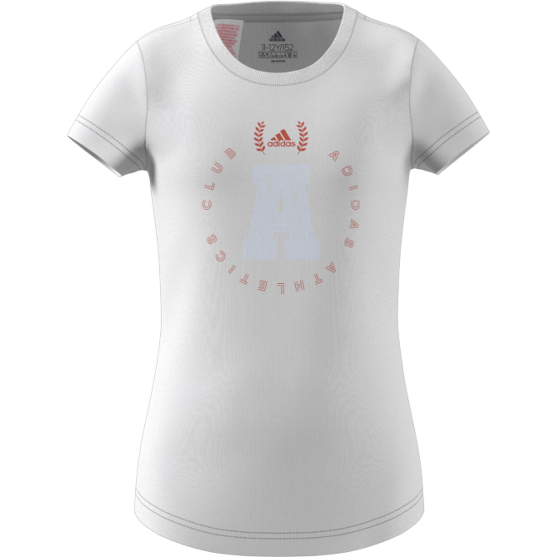 Mädchen-T-Shirt adidas Athletics Club Graphics
