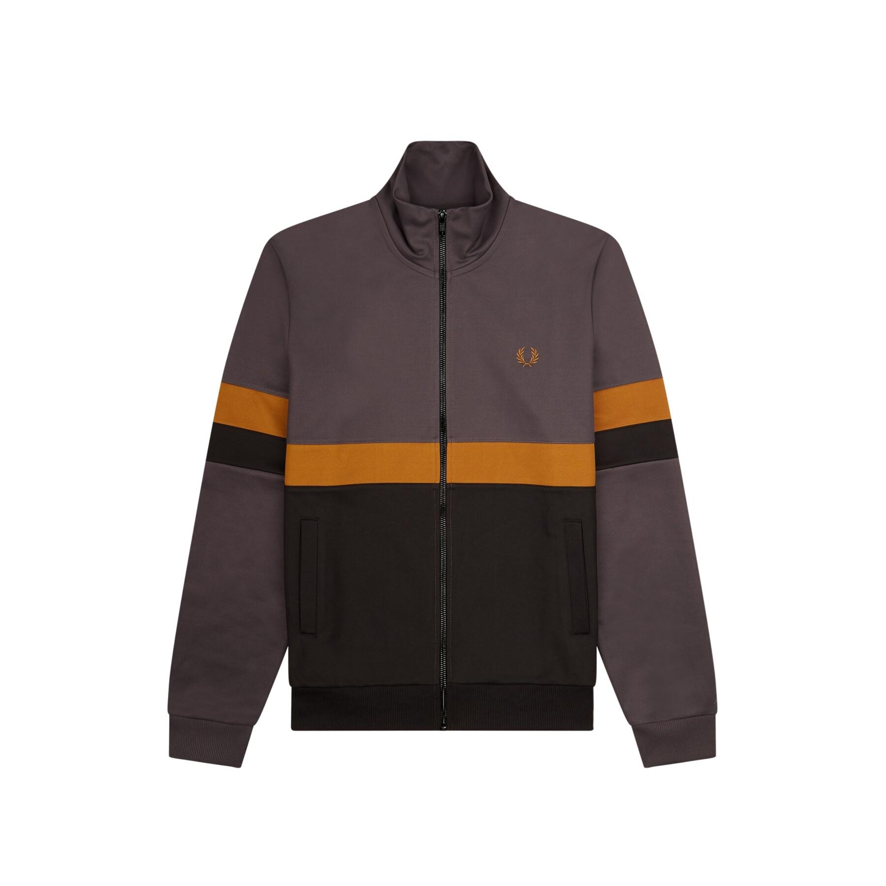 Trainingsjacke mit Bahnen Fred Perry