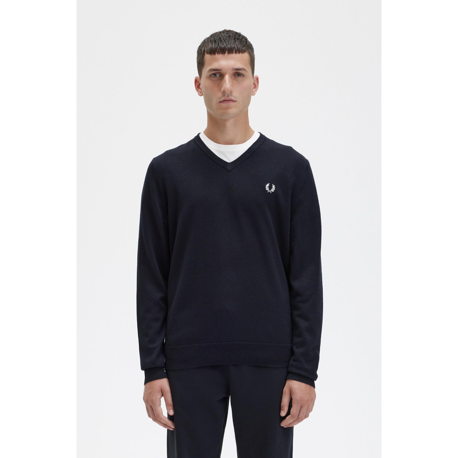 Pullover mit V-Ausschnitt Fred Perry Classic
