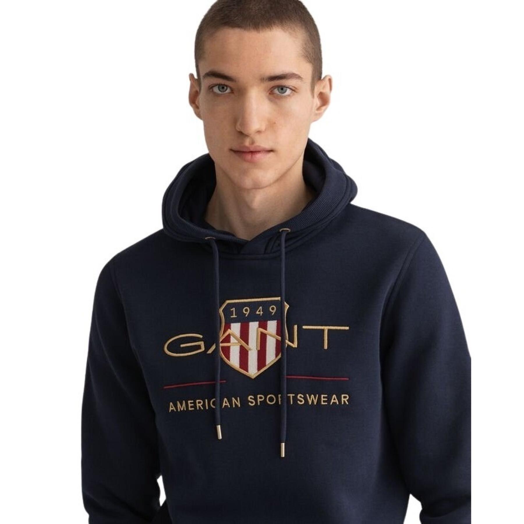 Kapuzen-Sweatshirt Gant Archive Shield