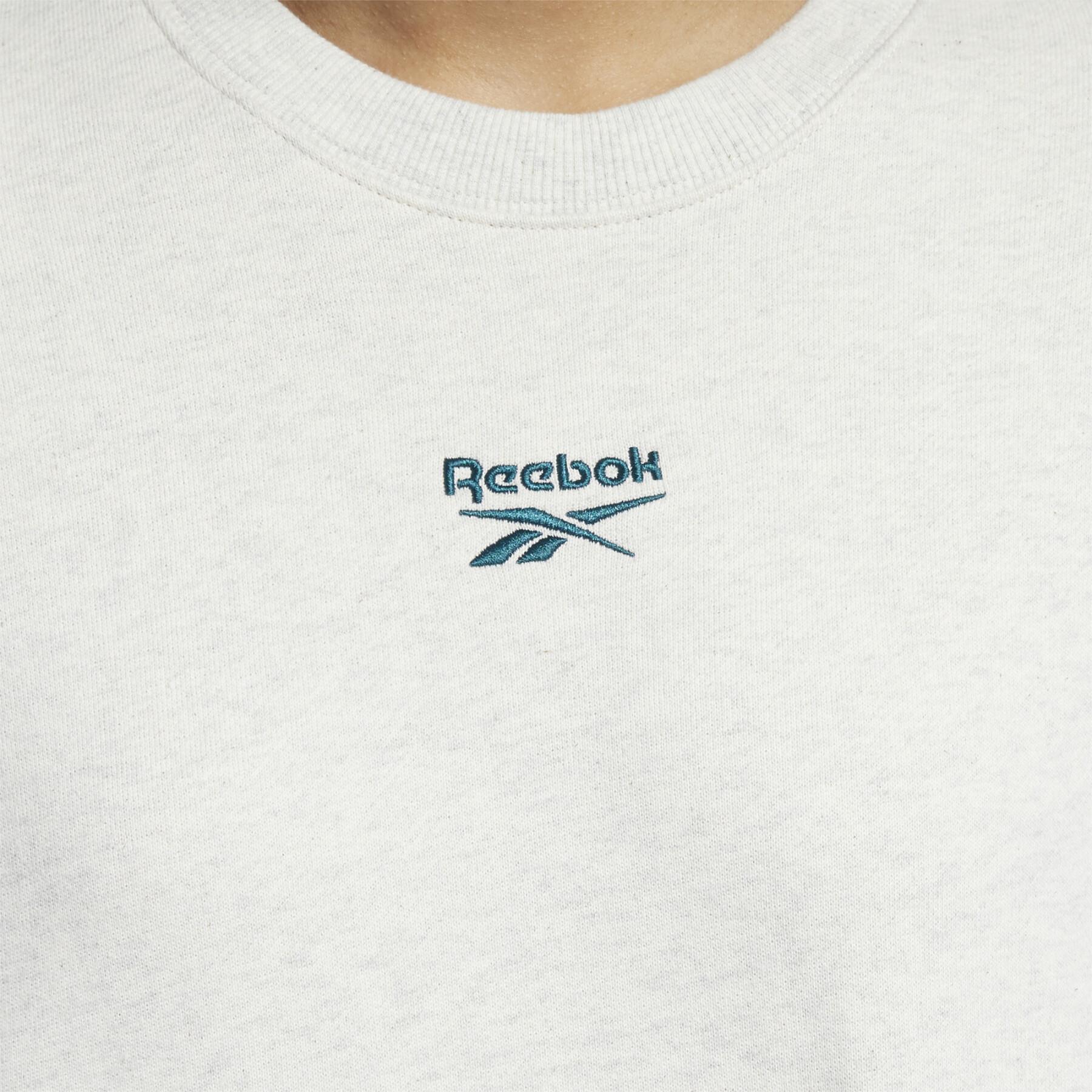 Sweatshirt Rundhalsausschnitt Frau Reebok petit logo