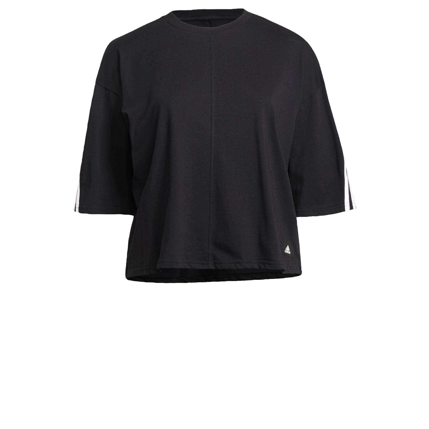 Damen-T-Shirt adidas Sportswear Future Icons 3-Stripes (Plus Size)