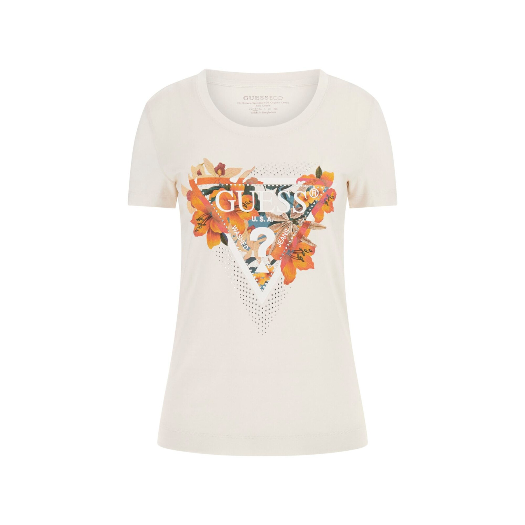 T-Shirt Guess Tropical Triangle