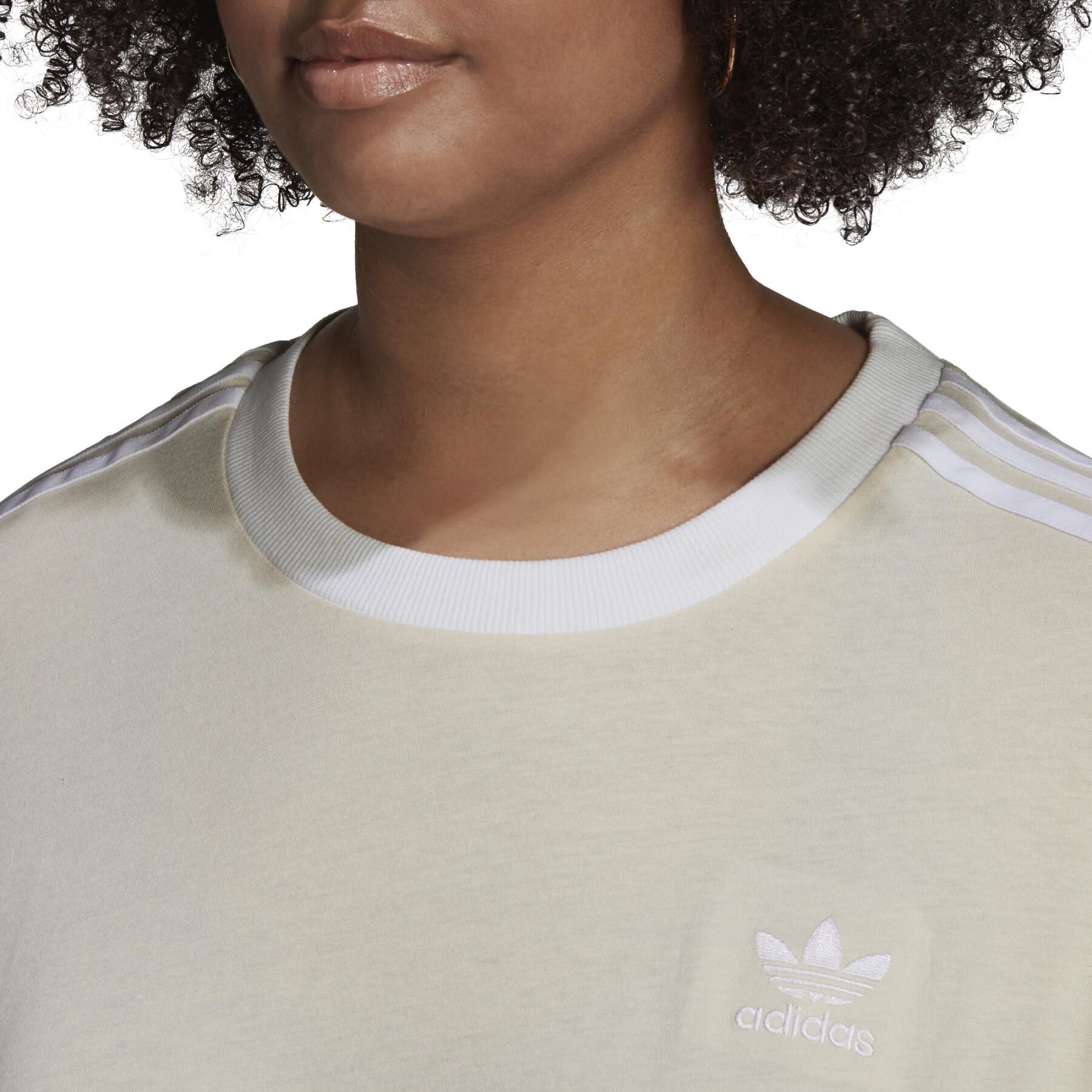Damen-T-Shirt adidas Originals Adicolor s 3-Stripes (Grandes tailles)