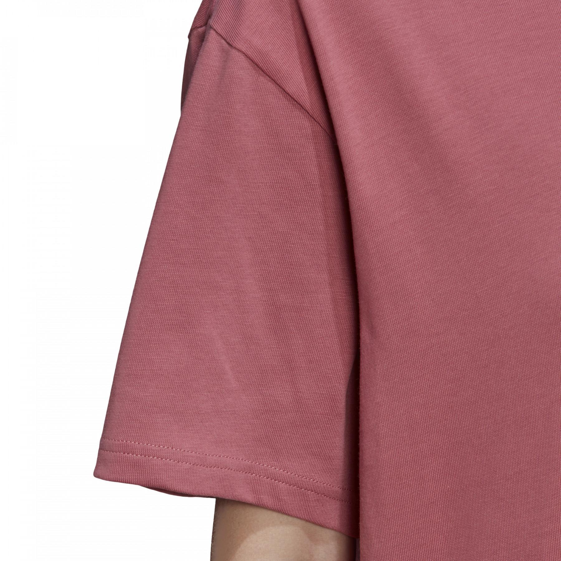 Kurzarm-T-Shirt für Frauen mit übergroßem Reißverschluss adidas Originals