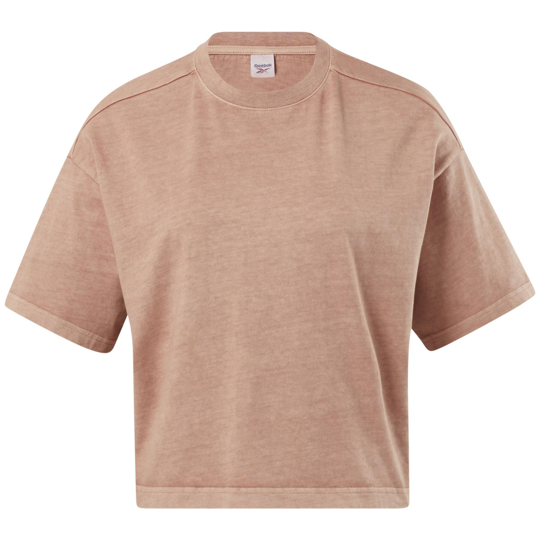 T-Shirt Frau Reebok Classics Natural Dye Cropped