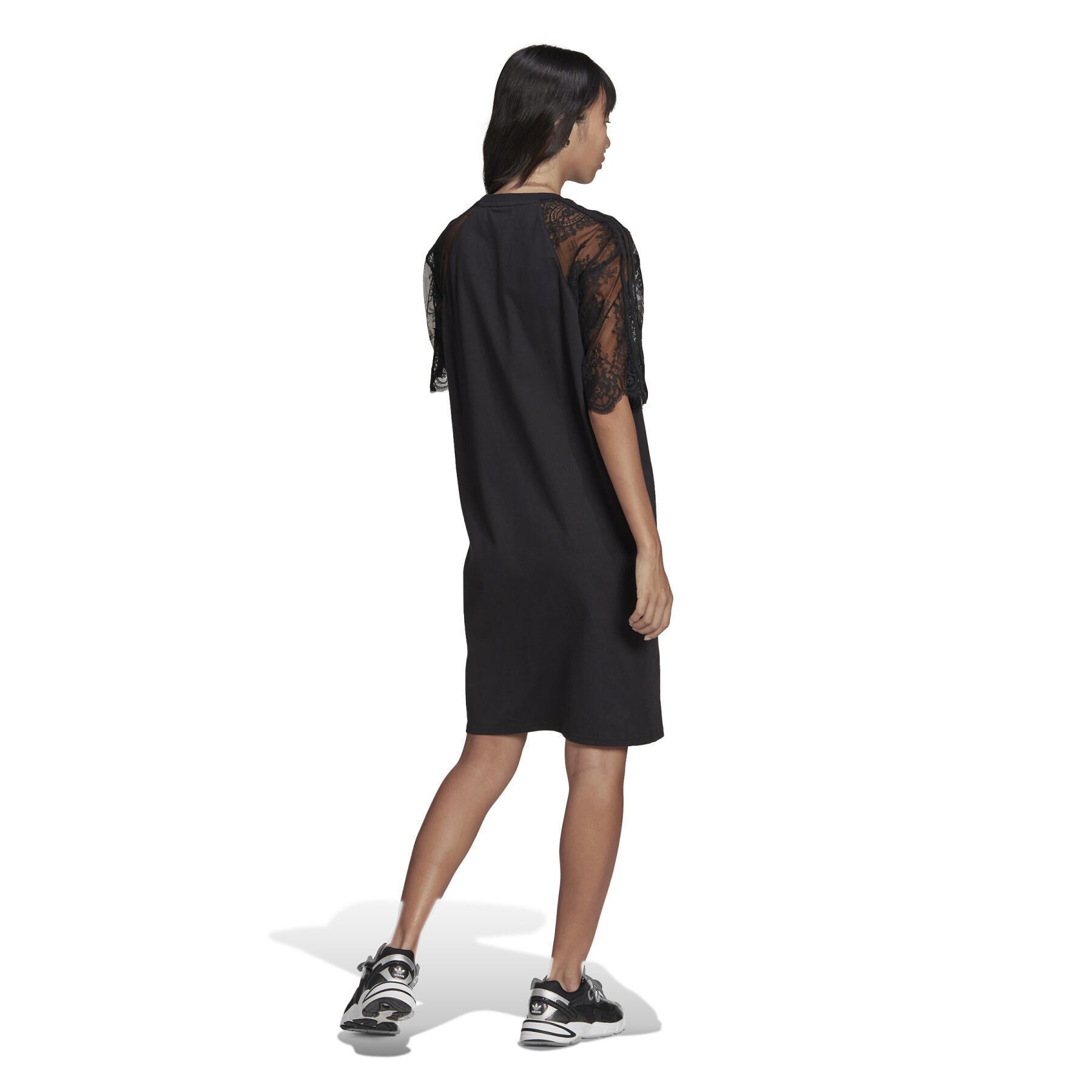Oversized T-Shirt Frau adidas Originals Adicolor Classics Lace