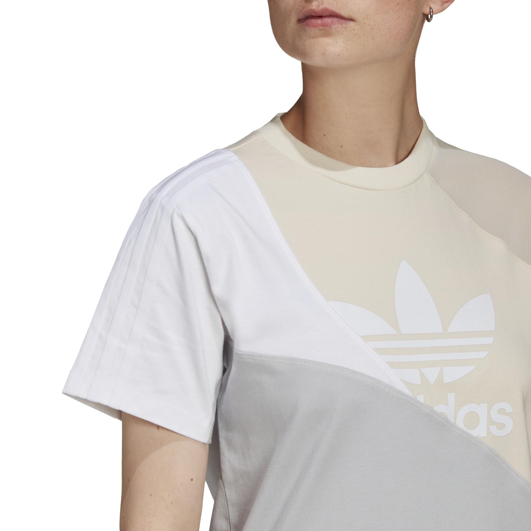 Kurzarm-T-Shirt, Damen adidas Originals Adicolor Split Trefoil