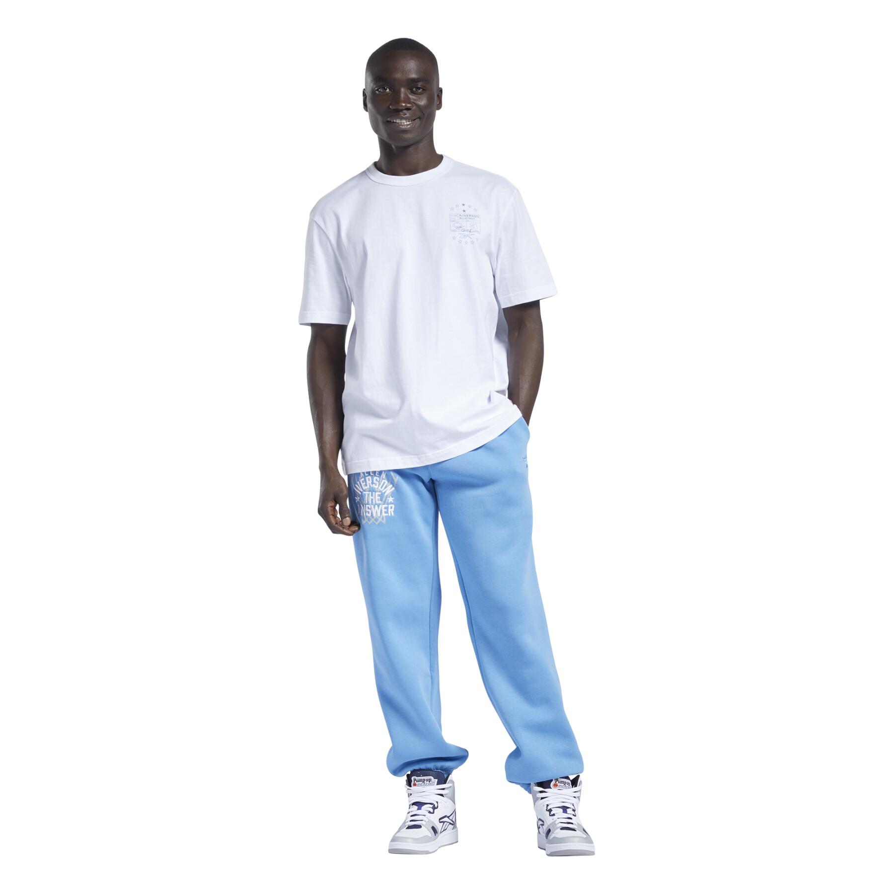 T-Shirt Reebok Iverson Basketball I3 Blueprint Sleeve