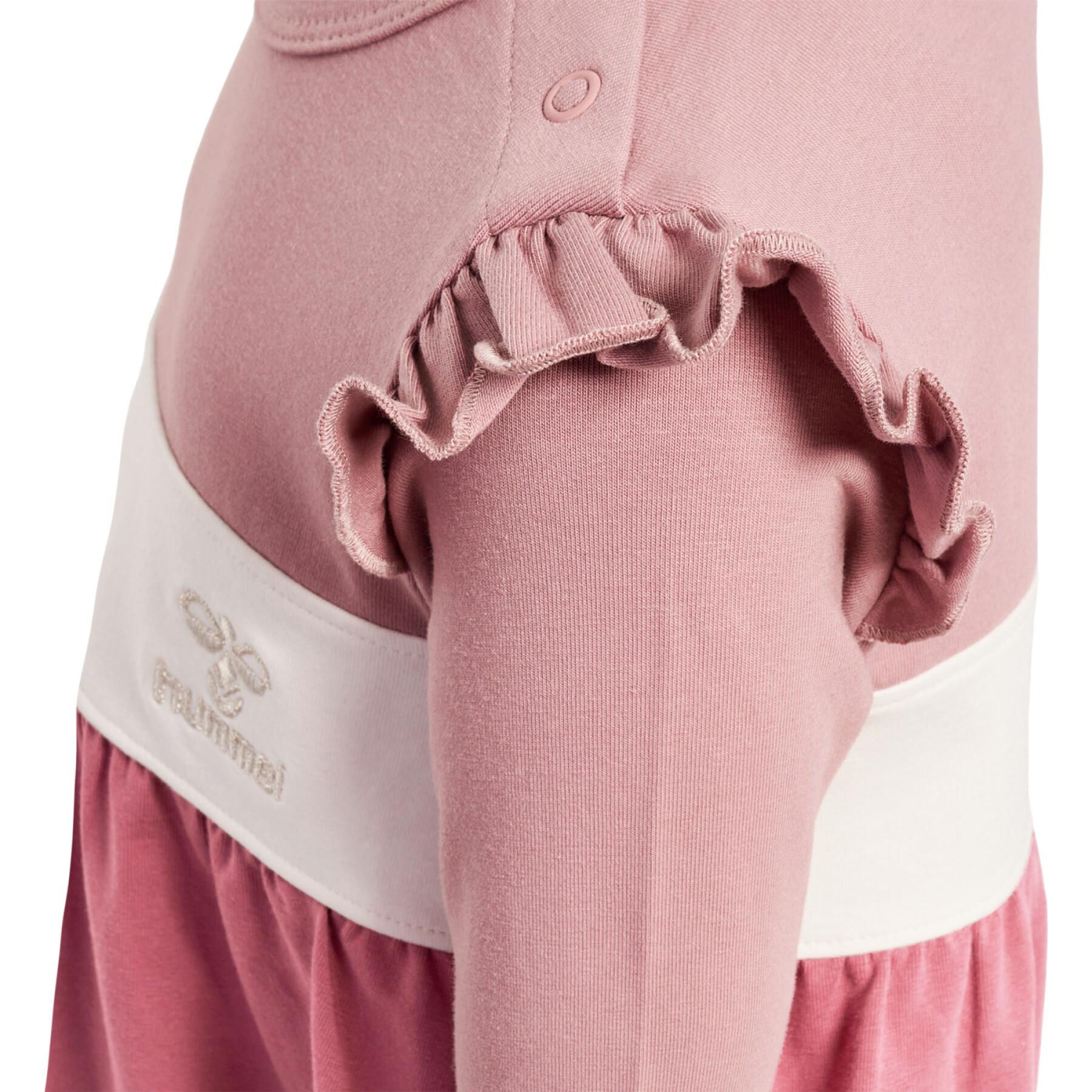 Kleid für Baby-Mädchen mit langen Ärmeln Hummel Jamila