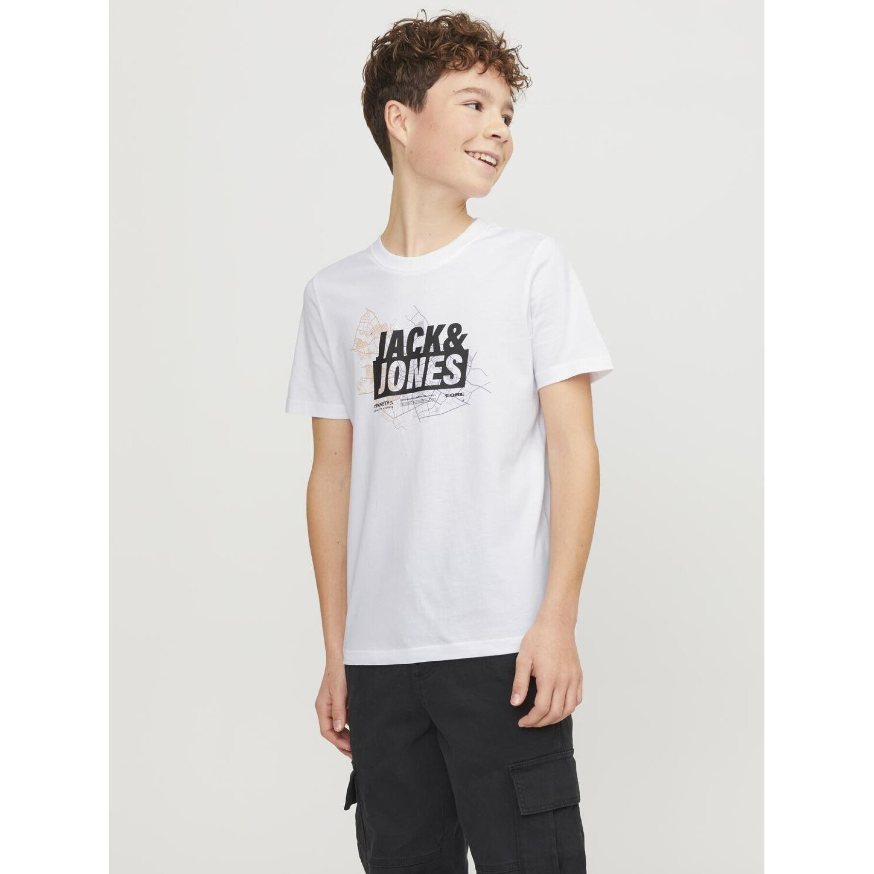 T-Shirt Jack & Jones Map Logo
