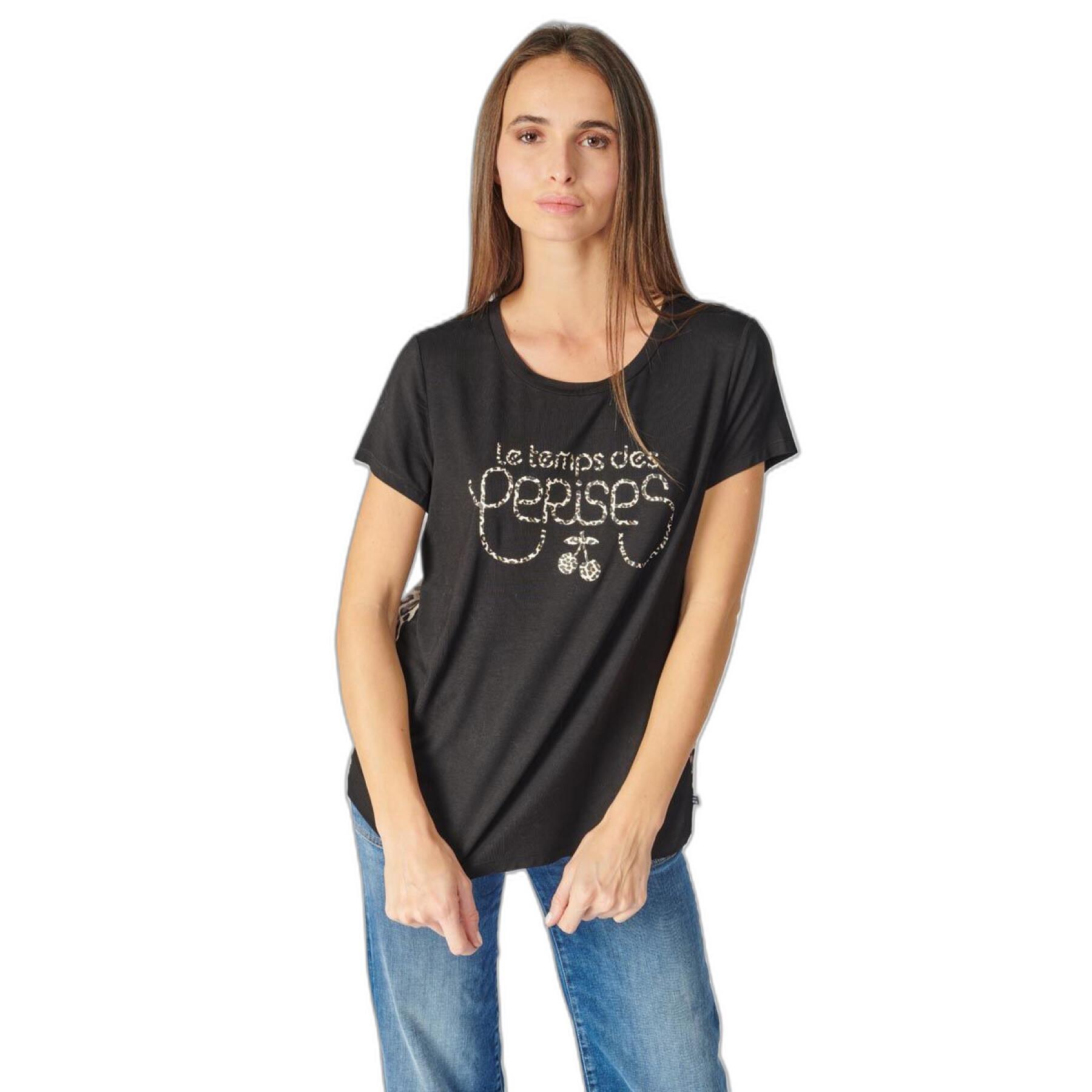 T-Shirt Bi-Material Frau Le Temps des cerises Zephi