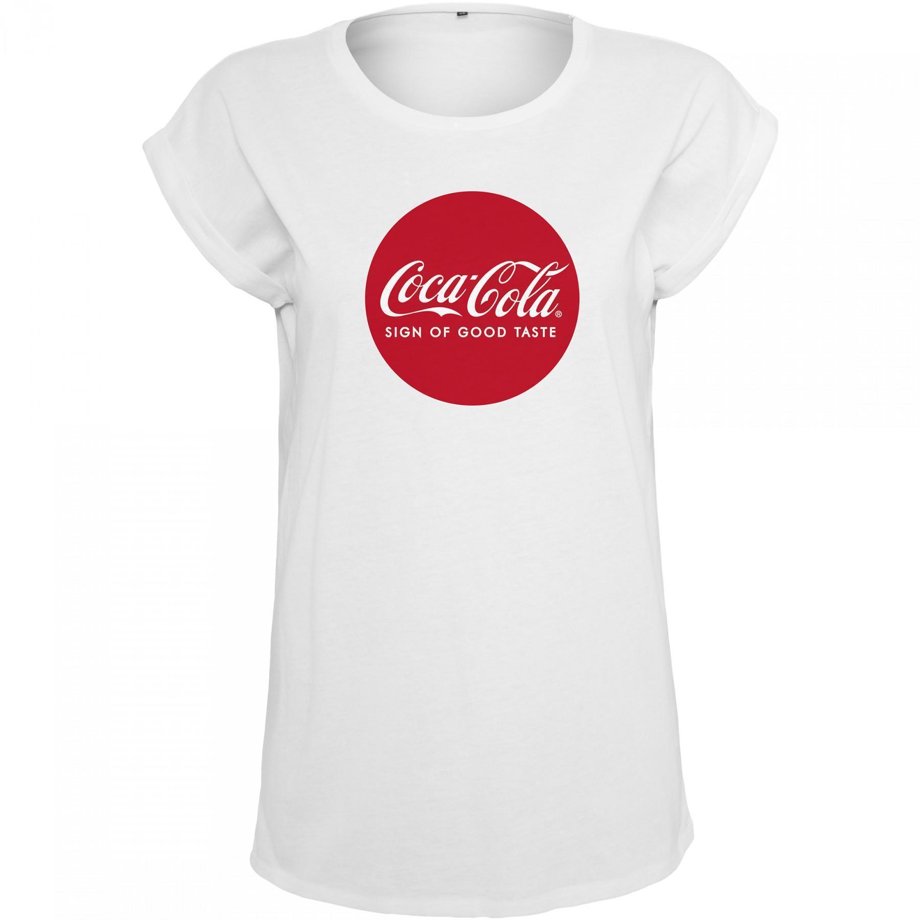 T-Shirt Damen Urban Classic coca cola rundes Logo XXL