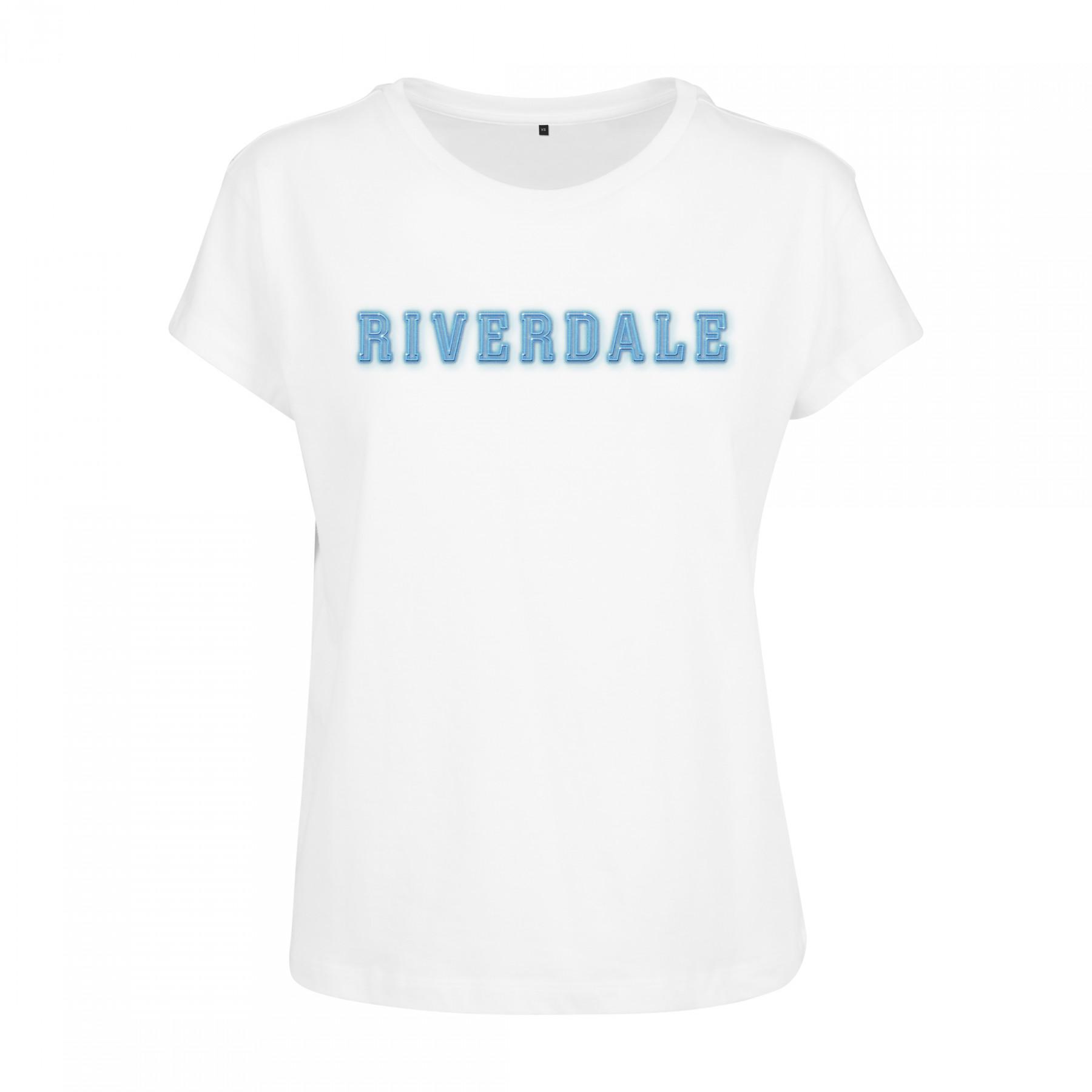 Damen T-shirt Urban Classics riverdale logo