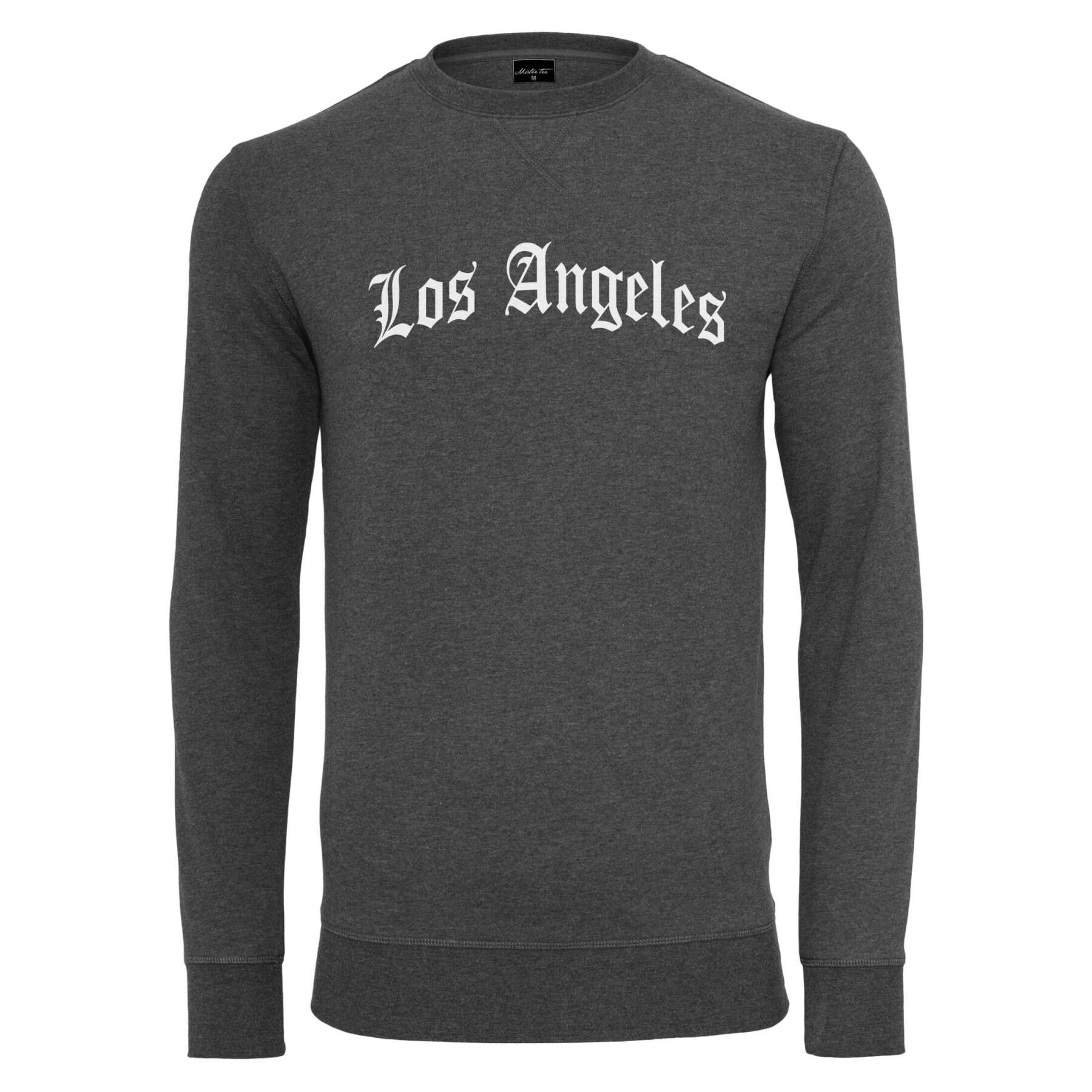 Sweatshirt mit Rundhalsausschnitt Mister Tee Los Angeles Wording