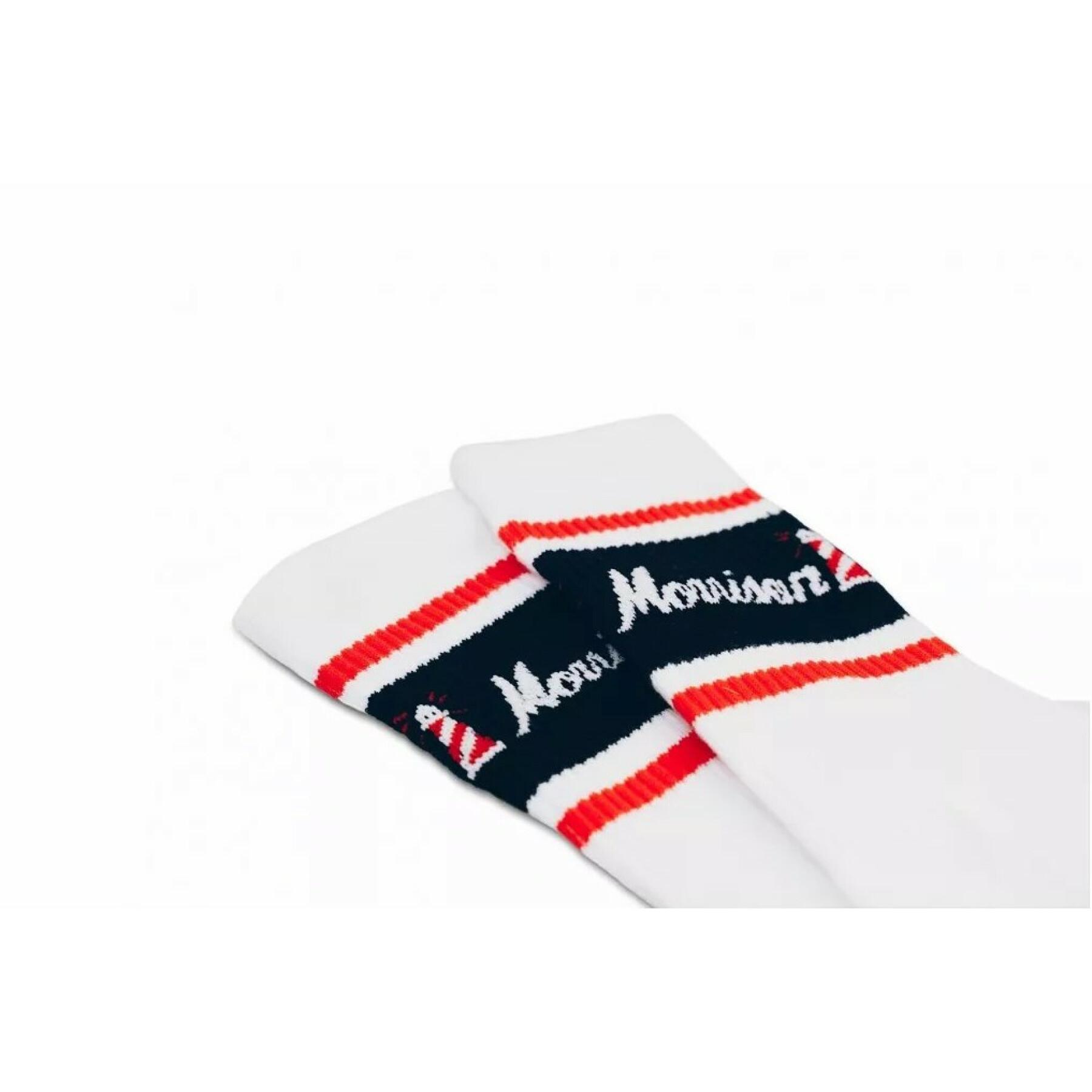 Socken Morrison Shoes Roller White Logo