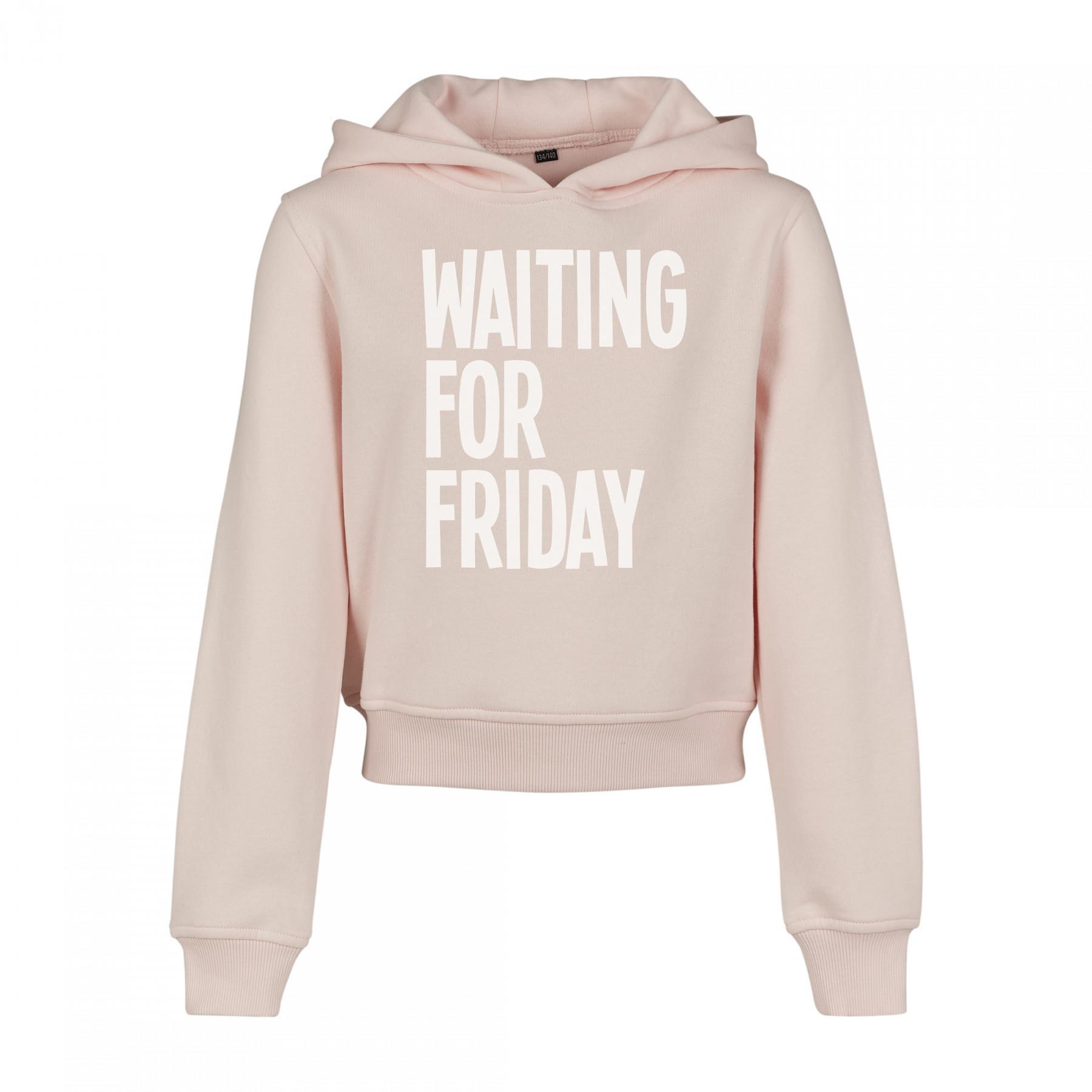 Kinder-Hoodie Mister Tee waiting for friday