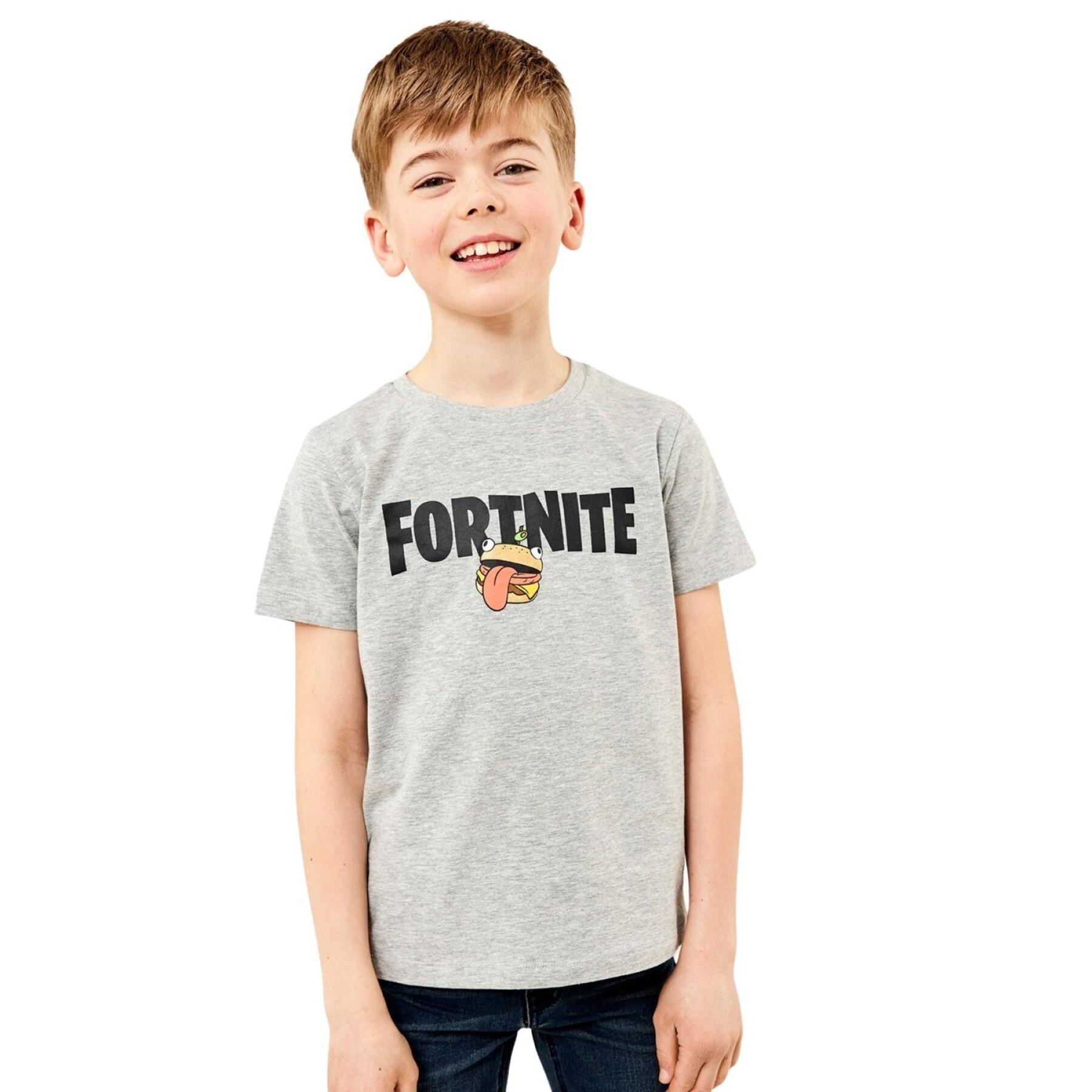 Kinder T-Shirt Name it Jabira Fortnite