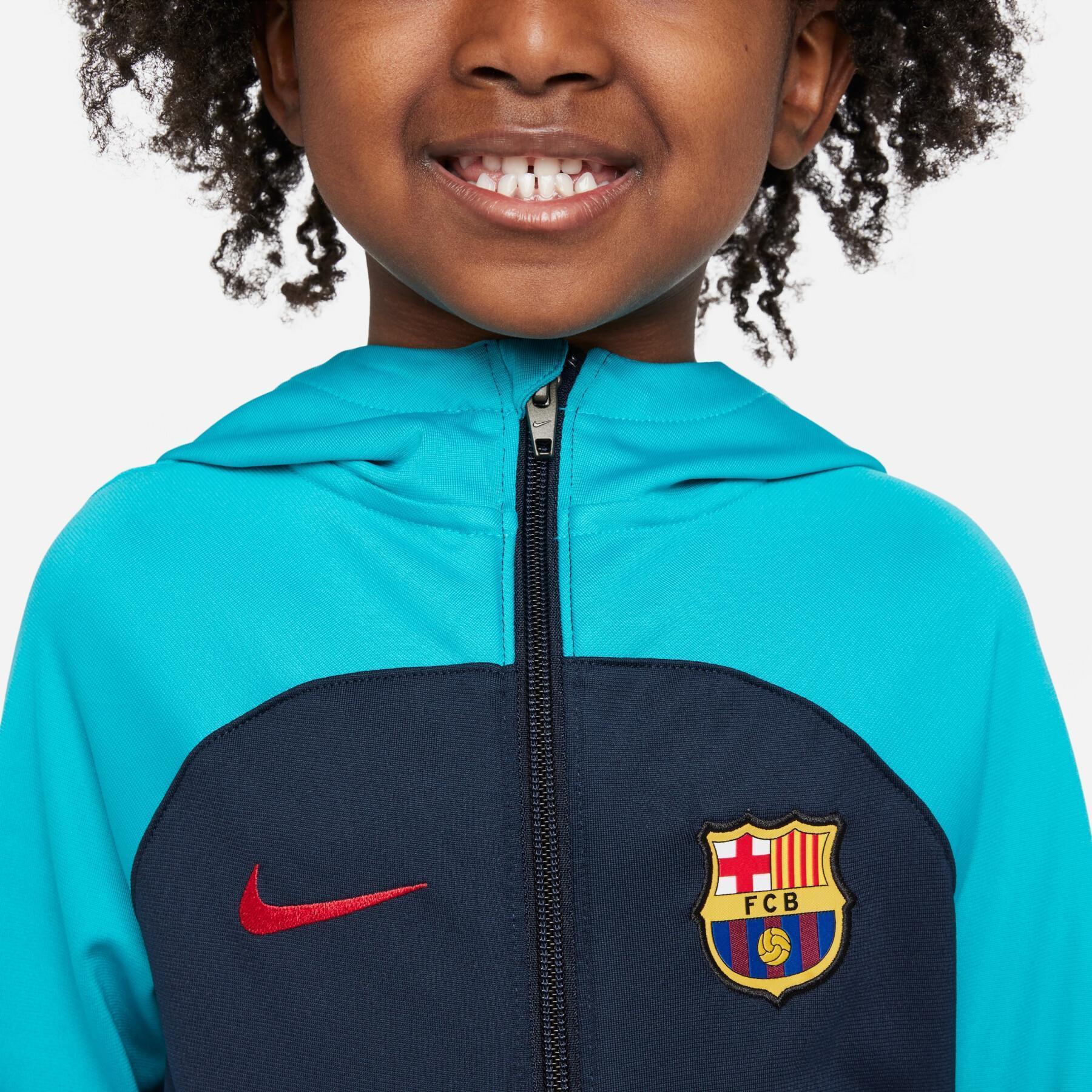 Trainingsanzug für Kinder FC Barcelone Strike 2022/23