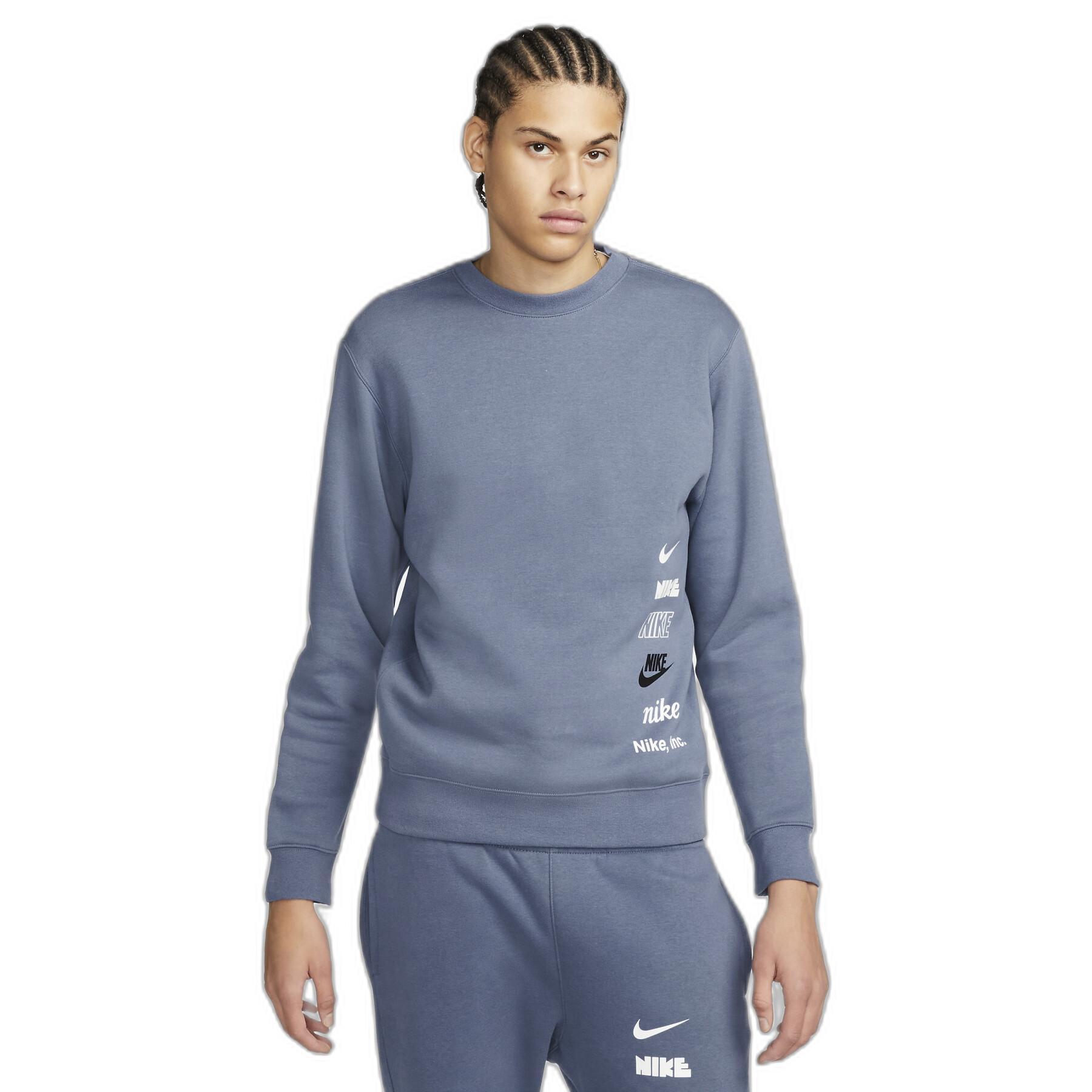 Sweatshirt Rundhalsausschnitt Nike Club + BB Mlogo