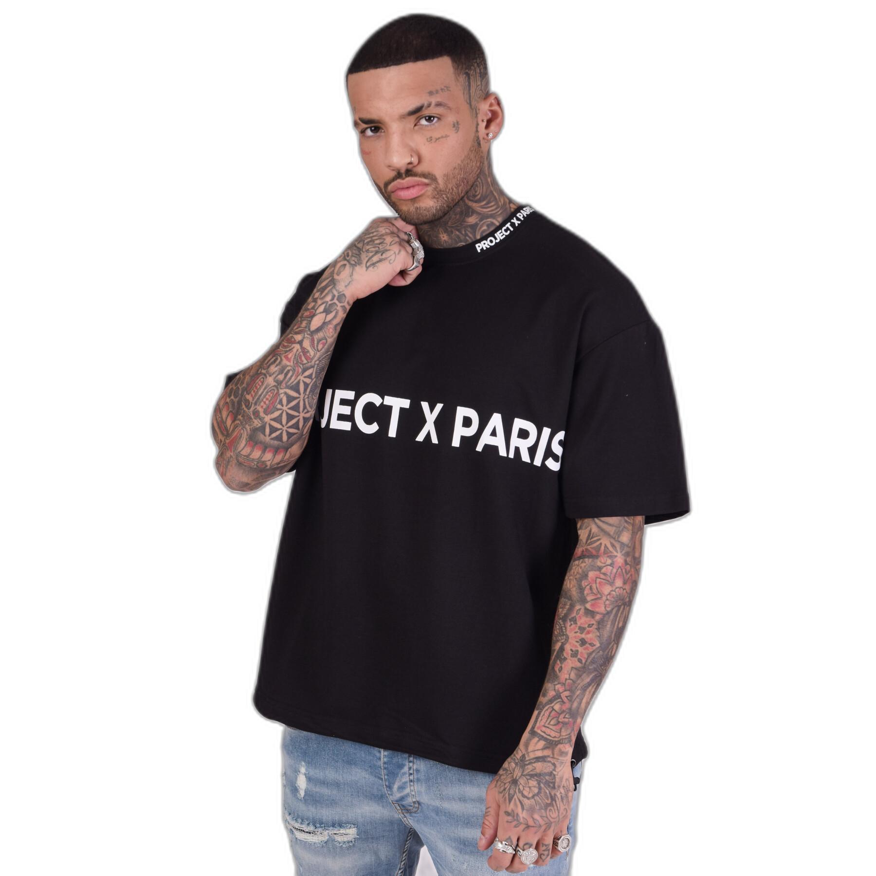 Übergroßes T-Shirt Project X Paris Logo loose basic