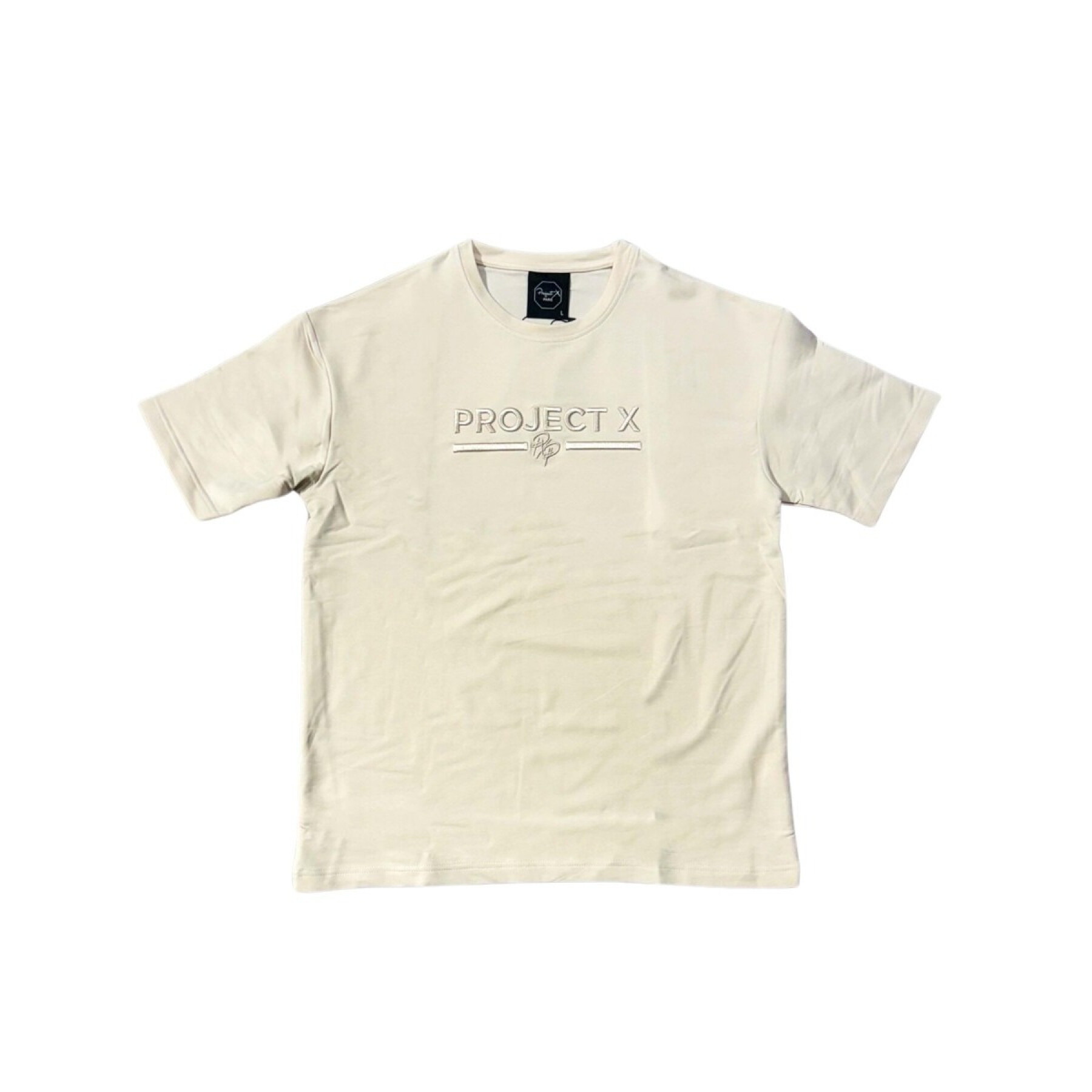 Klassisches T-Shirt mit Full-Logo-Stickerei Project X Paris