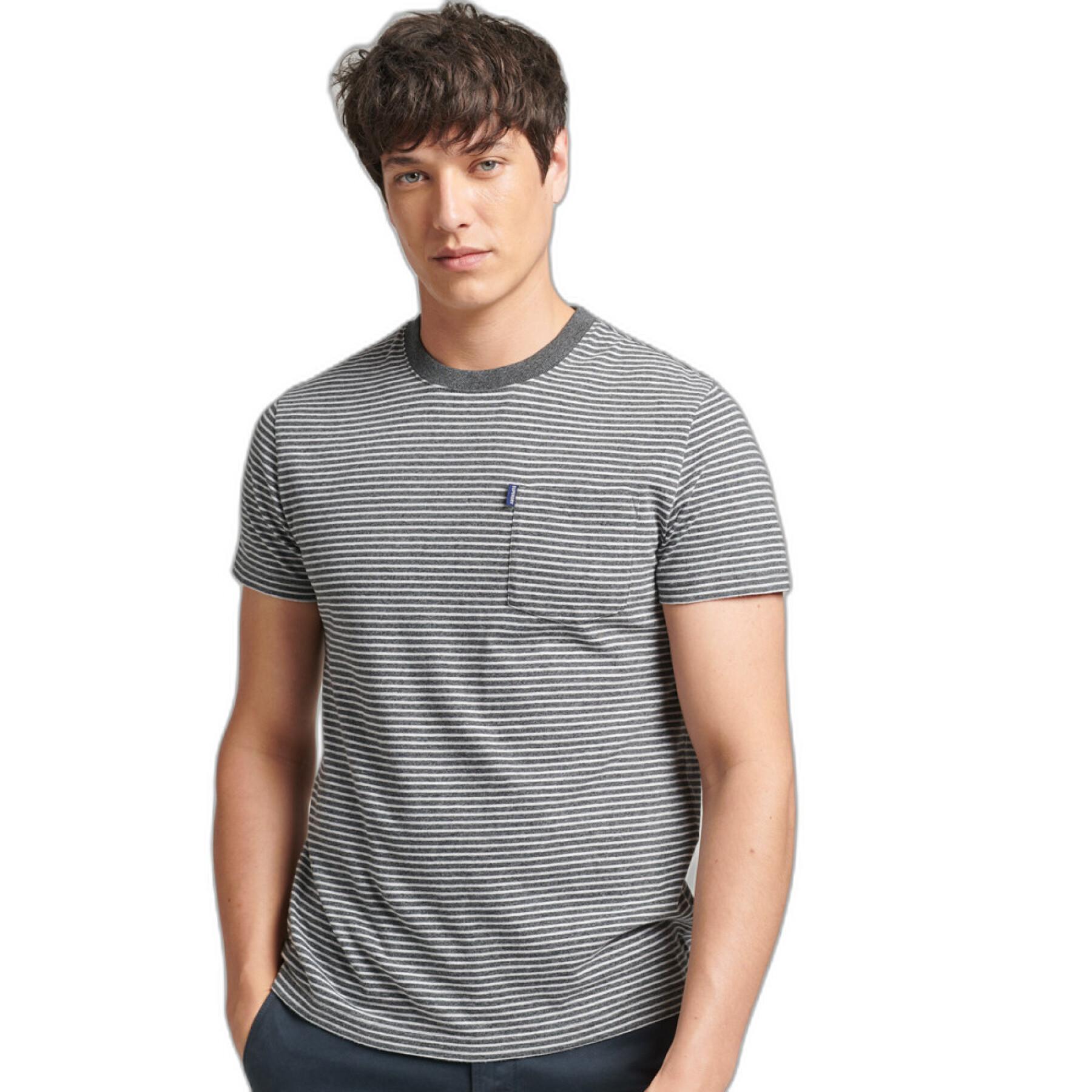 Gestreiftes Vintage T-Shirt Herren - T-Shirts - & Superdry - Bio-Baumwolle Polohemden Kleidung aus