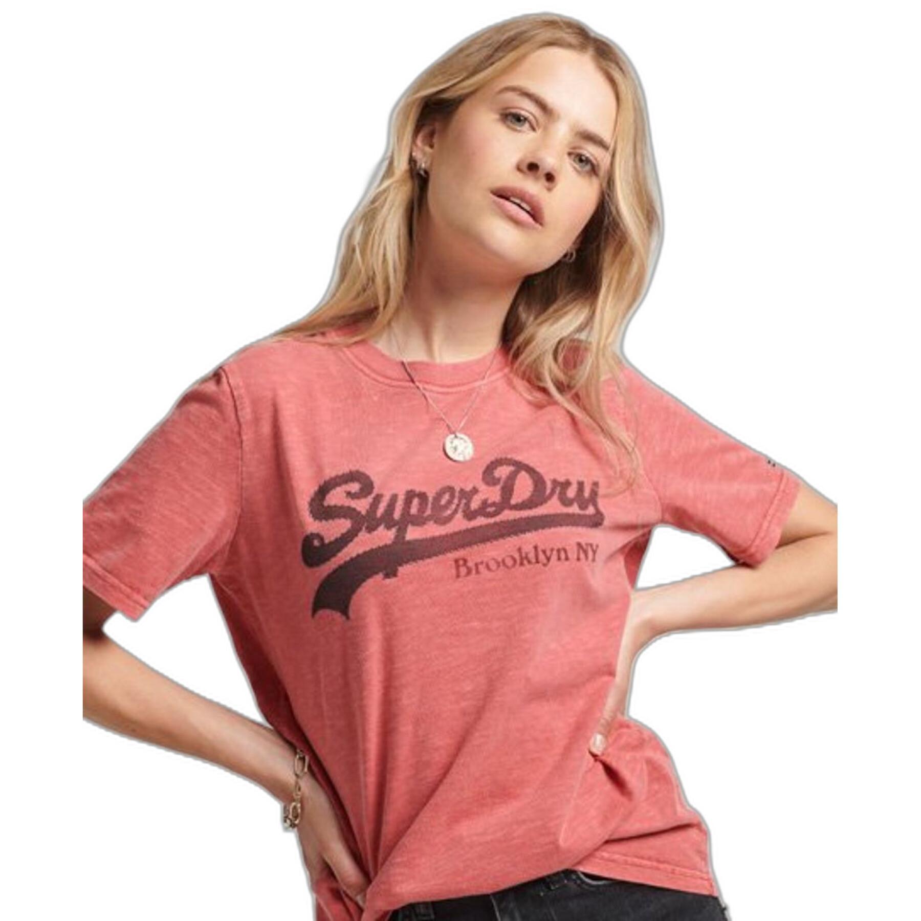 T-Shirt Frau Superdry Vintage Logo Borough