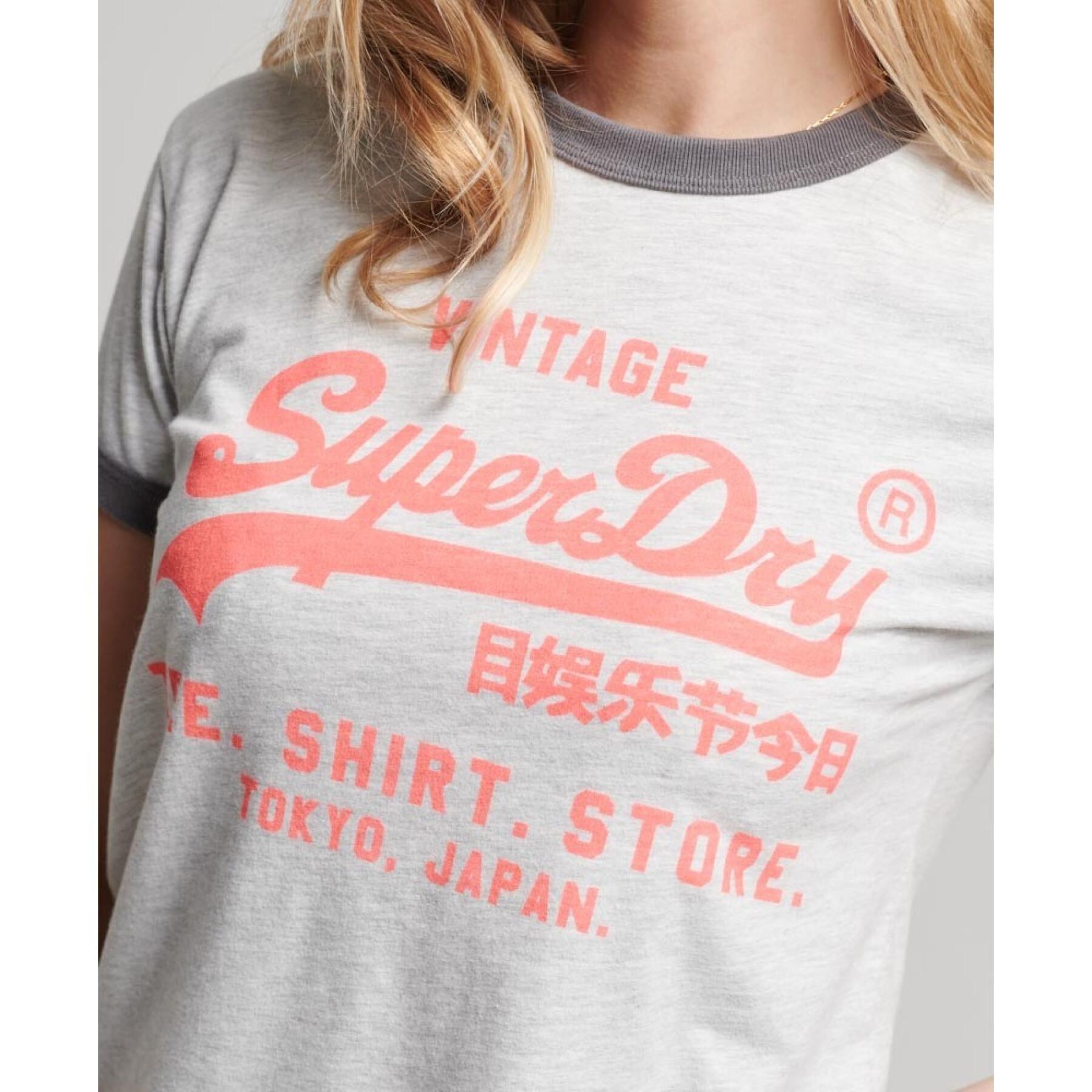 T-Shirt Frau Superdry Vintage Logo