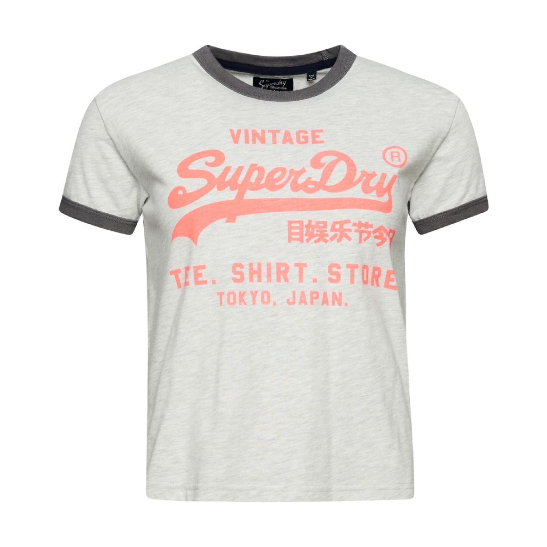 T-Shirt Frau Superdry Vintage Logo