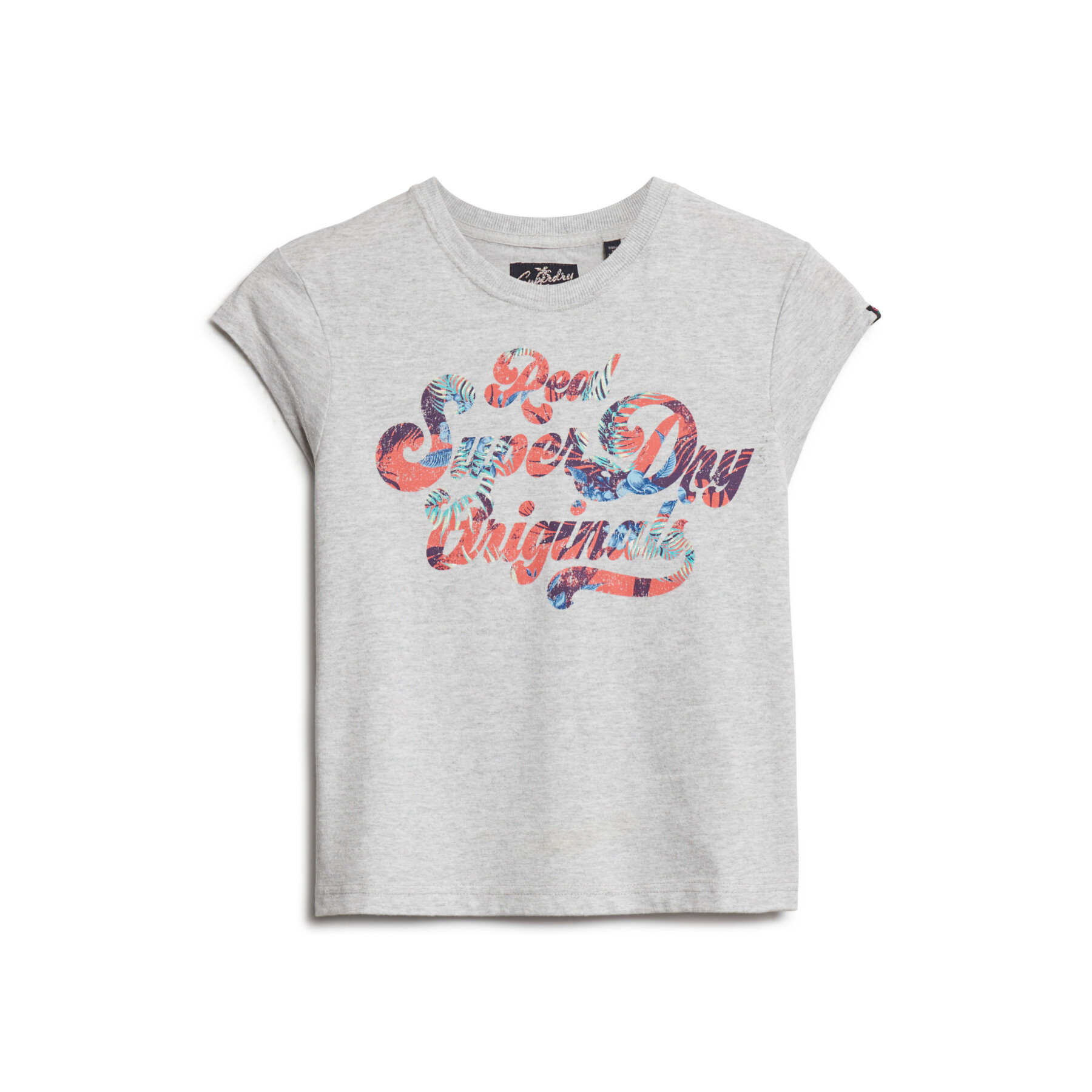T-Shirt mit Ärmeln und Blumenaufdruck Frau Superdry