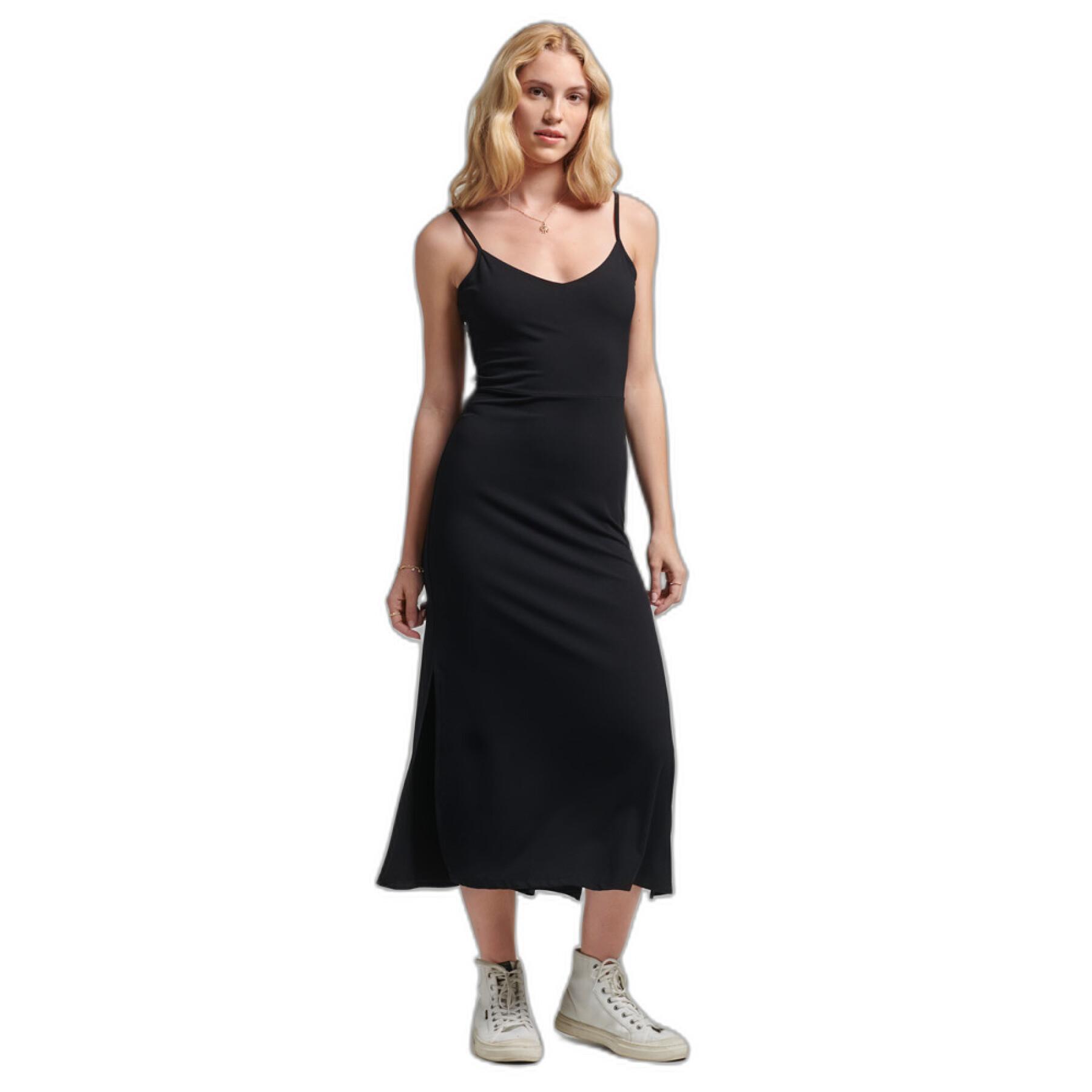 Jerseykleid mit offenem Rücken, Frau Damen & - Zweiteiler - Superdry Kleidung Kleider 