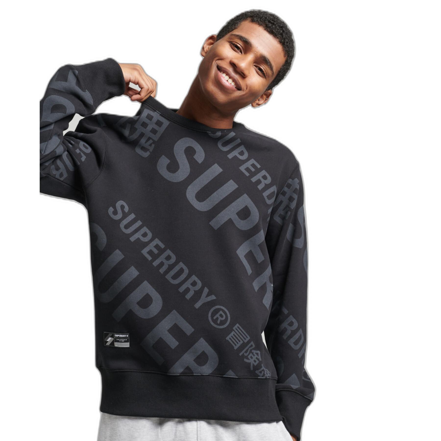 Rundhals-Sweatshirt mit Aufdruck Superdry Core Logo