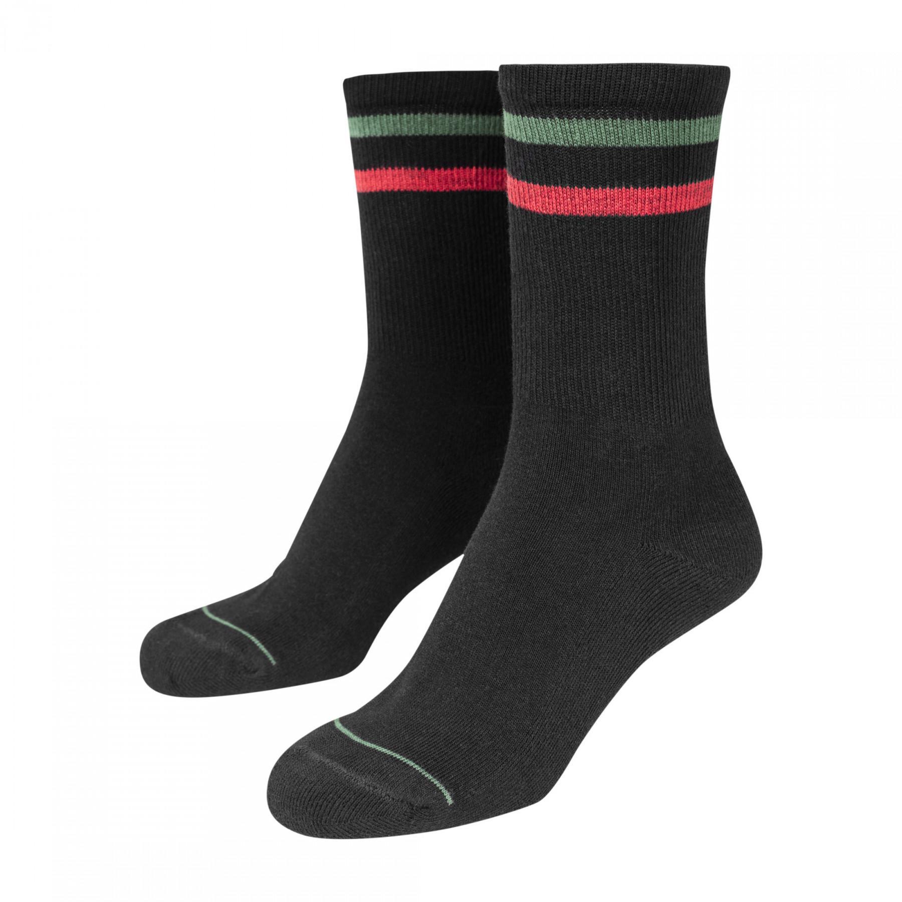 2er-Pack Urban Classic 3-Streifen Socken