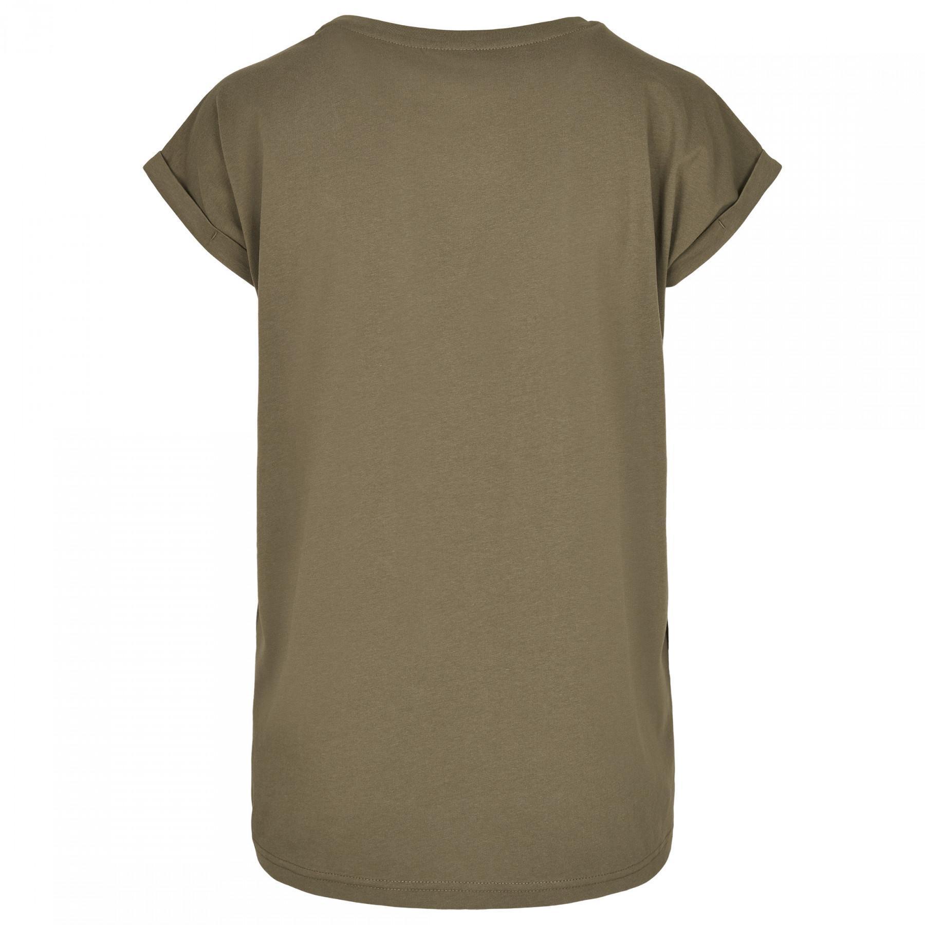 Damen-T-Shirt Urban Classics organic extended shoulder