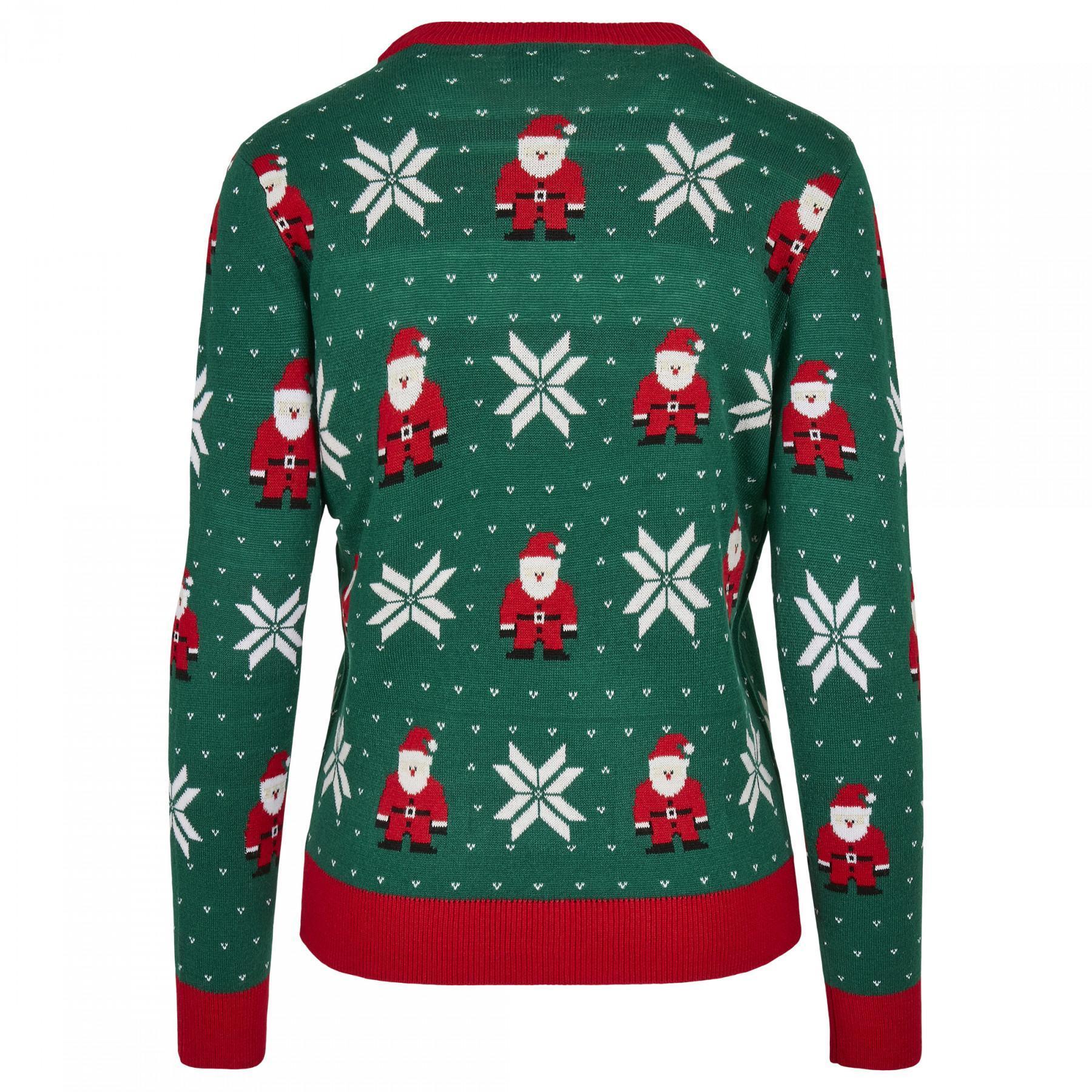 Damen-Sweatshirt Urban Classics santa christmas (grandes tailles)