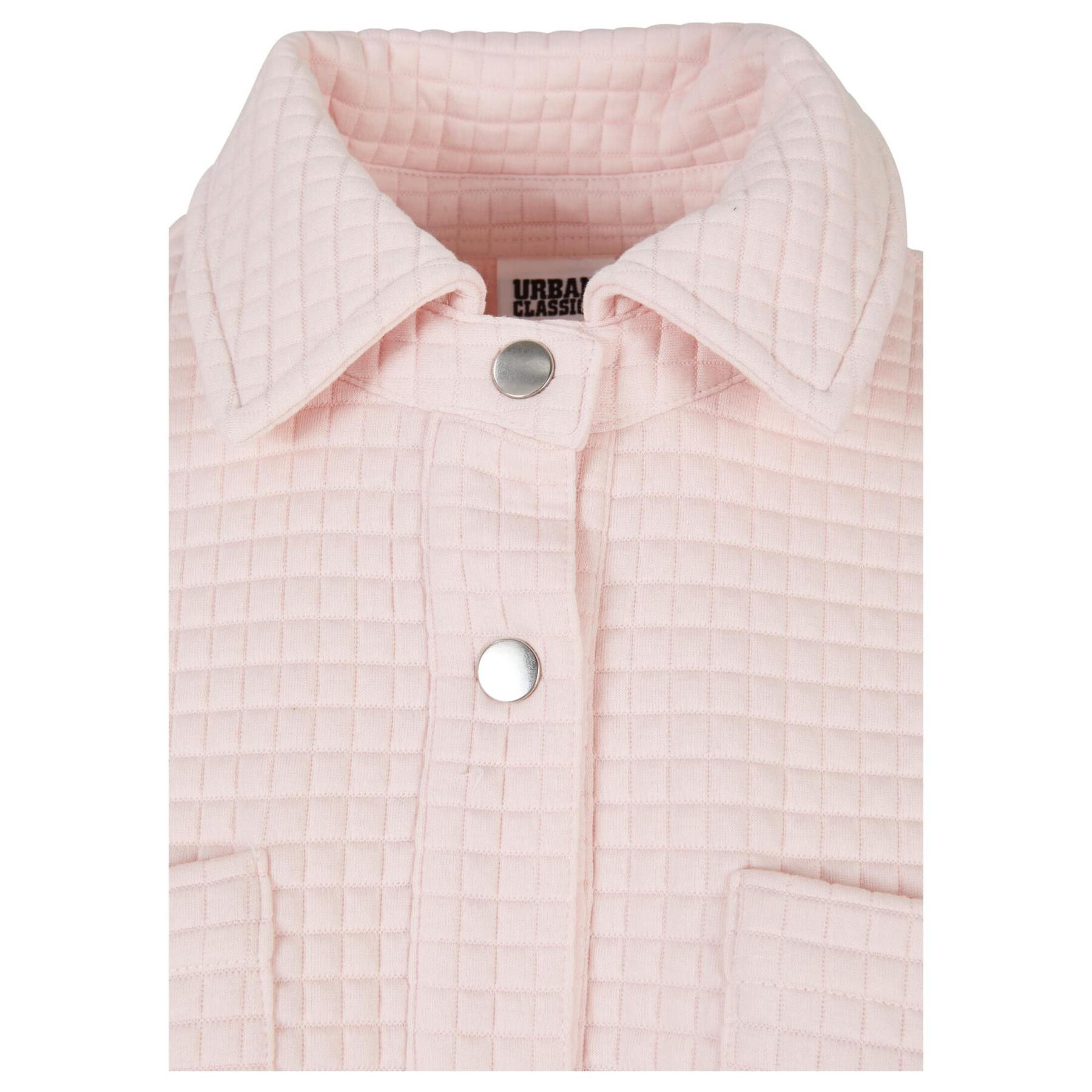 Fleece-Oberhemd in großen Größen Damen Urban Classics