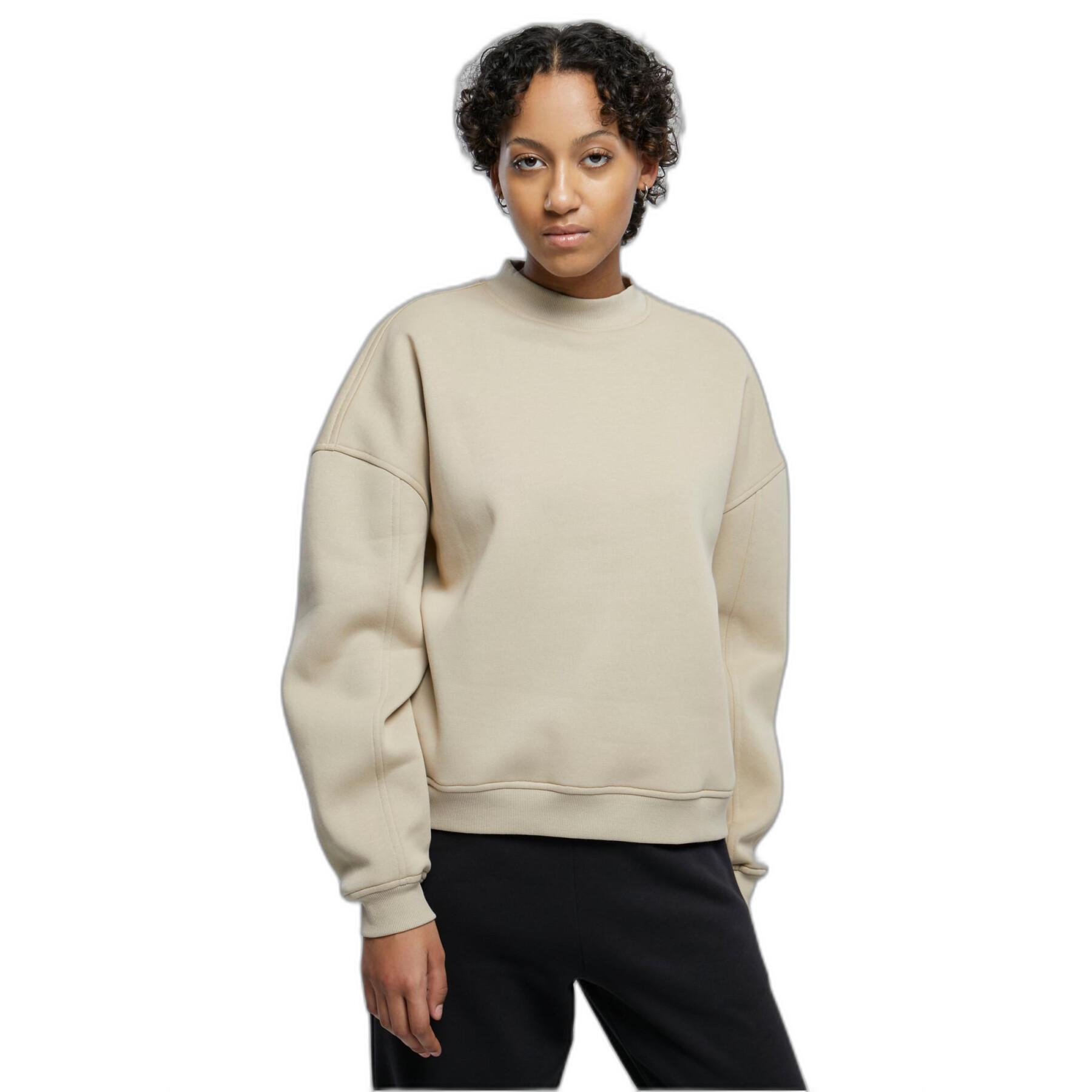 Sweatshirt mit Rundhalsausschnitt Oversize große Größen Frau Urban Classics