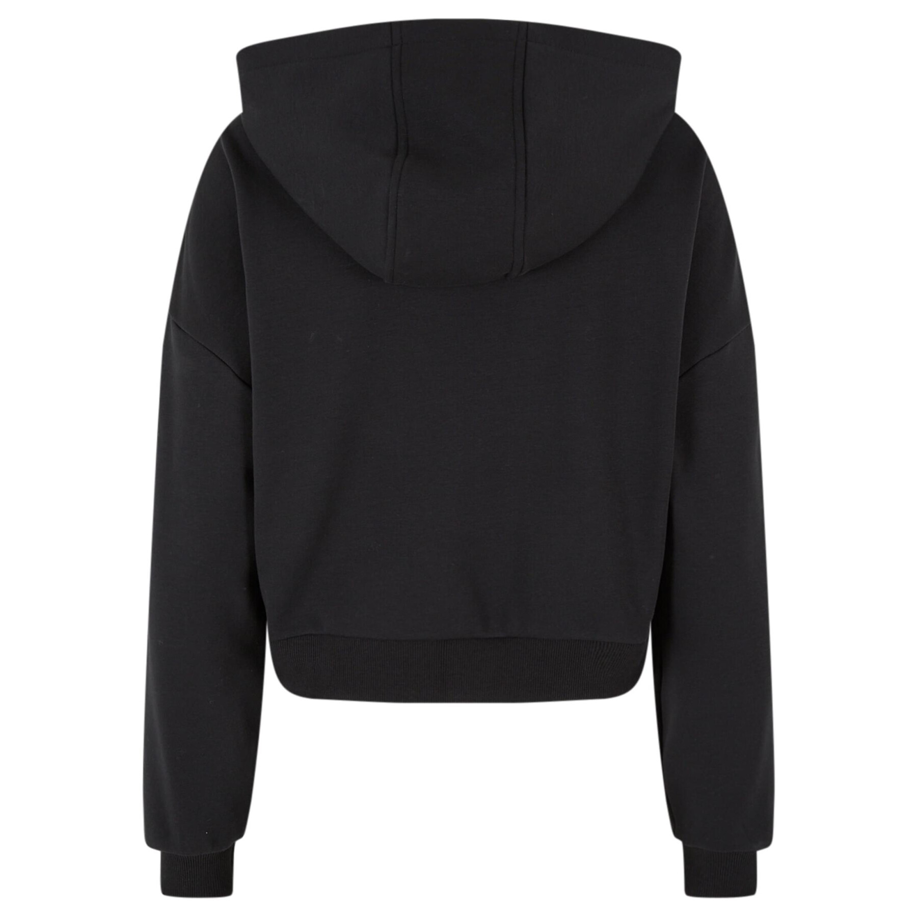 Kurzes Sweatshirt mit Kapuze und Reißverschluss, Damen Urban Classics Cozy