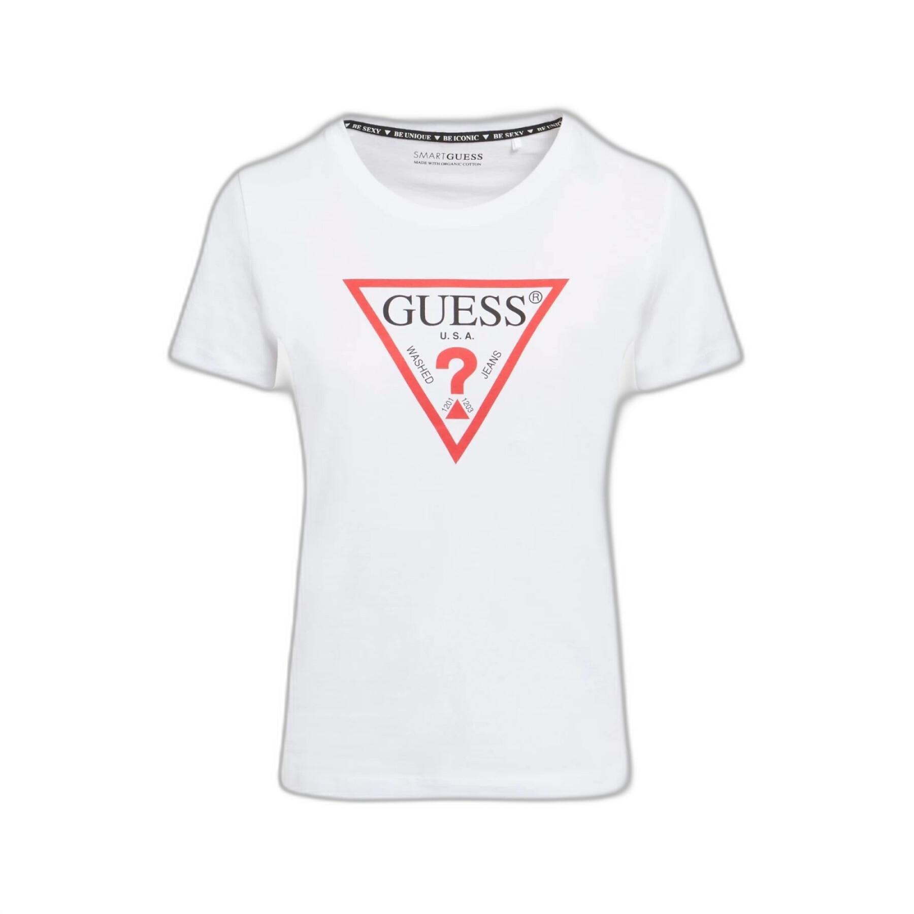 Kurzarm-T-Shirt, Damen Guess Cn Original