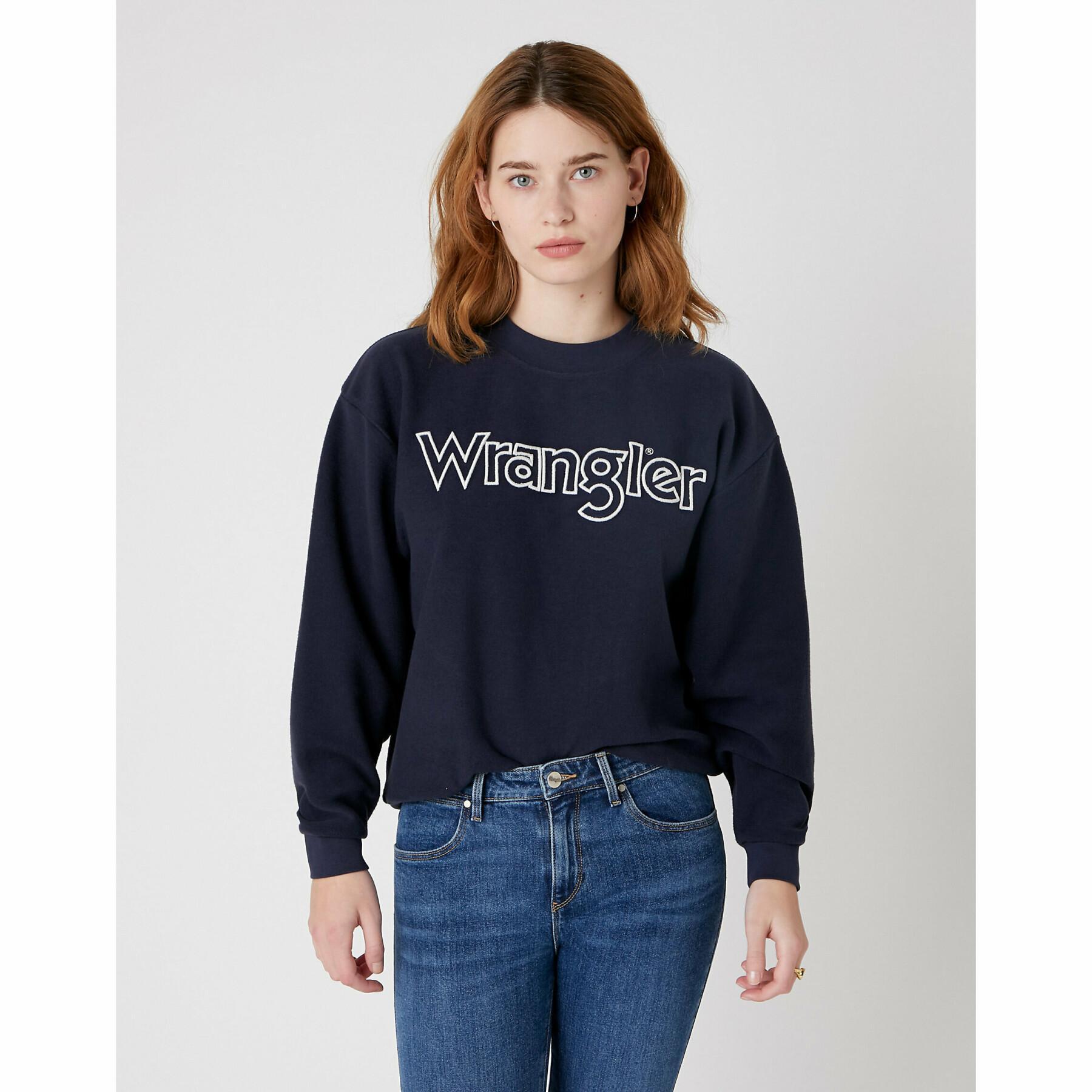Damen-Sweatshirt Wrangler Retro
