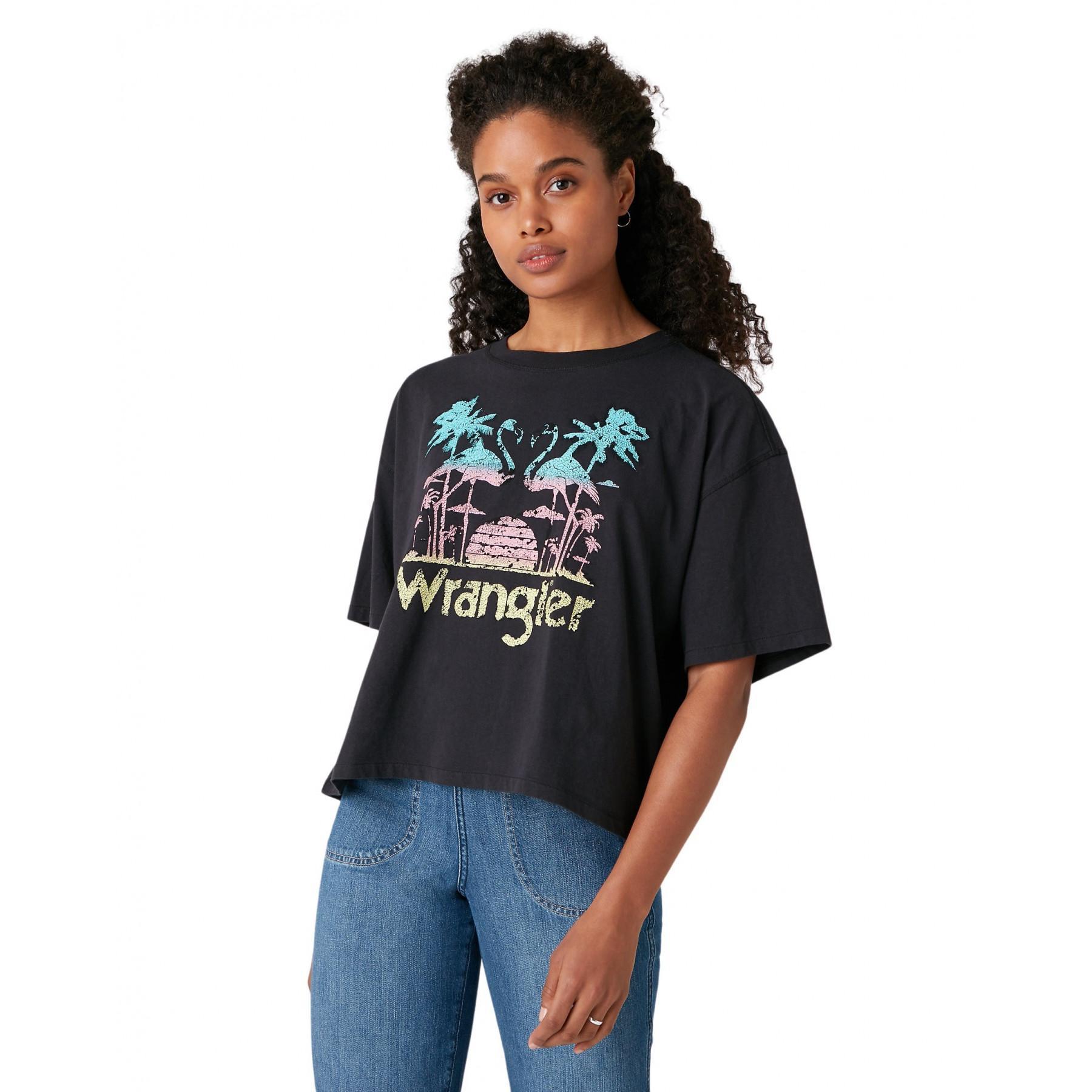 Frauen-T-Shirt Wrangler Boxy