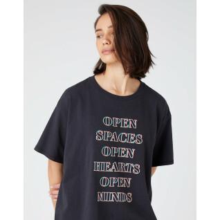Oversized-T-Shirt für Frauen Wrangler Worn