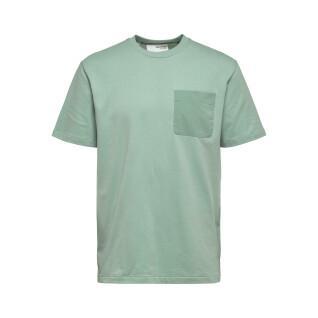 Kragen-o T-Shirt Selected Slhrelaxarvid
