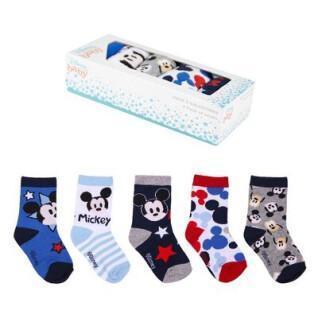 5er-Pack Baby-Socken für Jungen Cerda Mickey