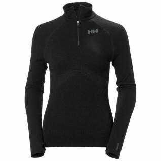 Sweatshirt 1/2 Zip Women Helly Hansen h1 pro lifa seamless